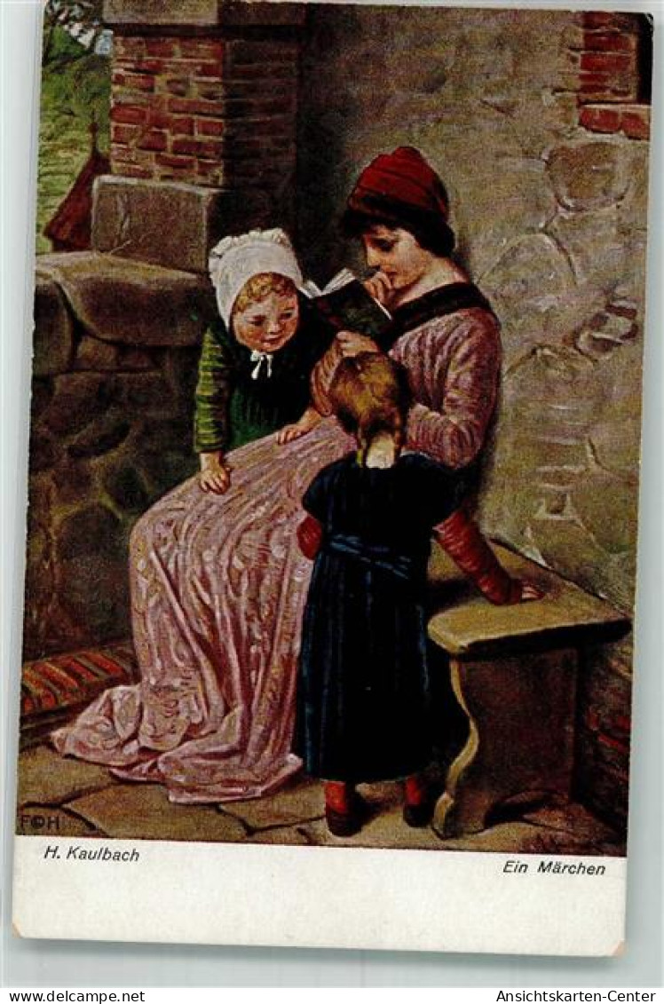 39684206 - Ein Maerchen Kinder Hanfstaengel`s Kuenstlerkarte Nr. 39 - Kaulbach, Hermann