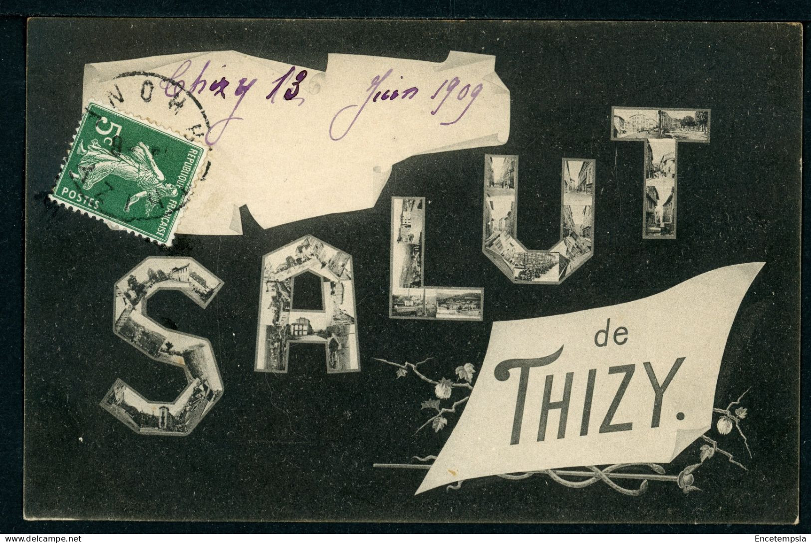 Carte Postale - France - Salut De Thizy (CP24711OK) - Thizy