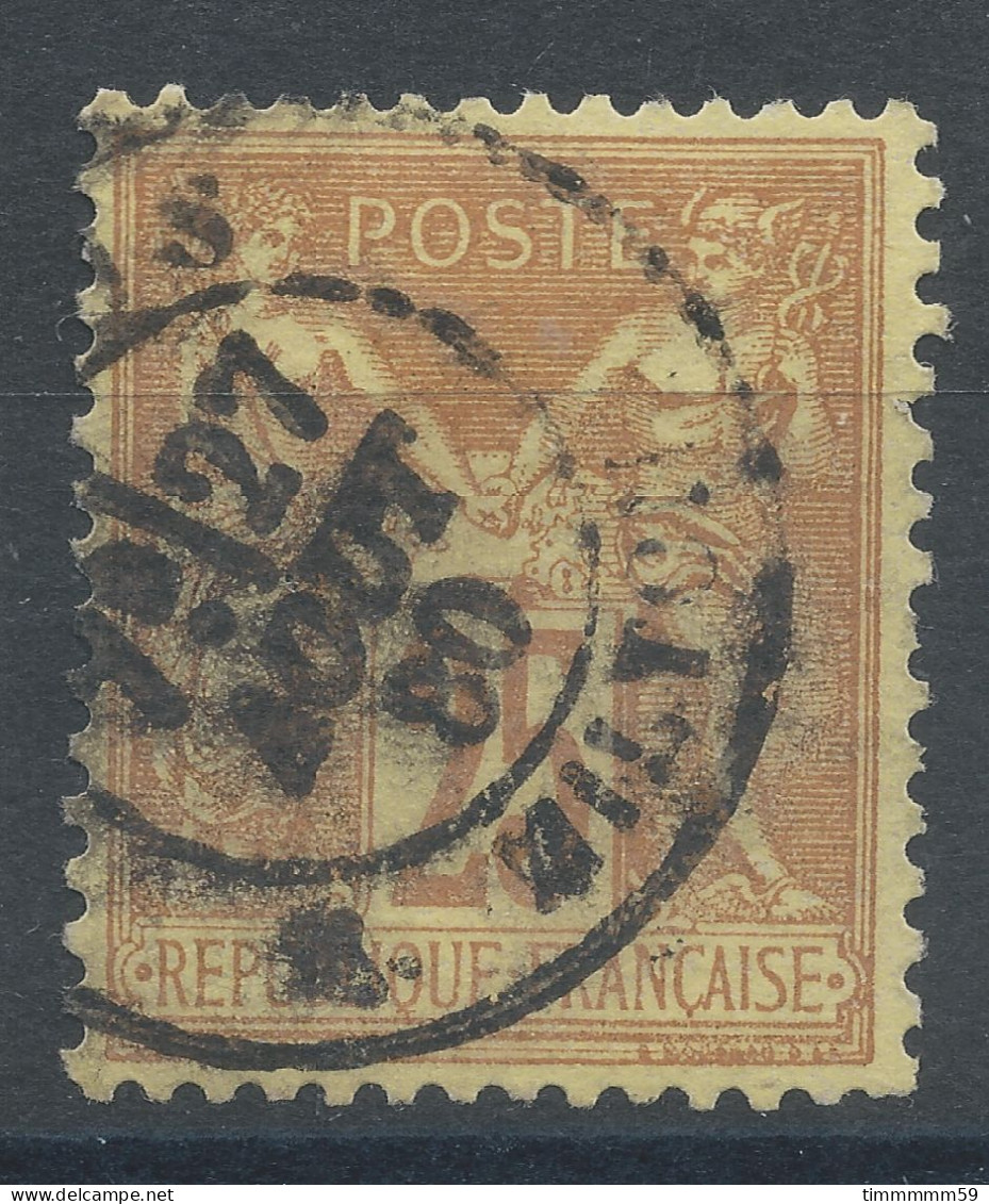 Lot N°82864   N°92, Oblitéré Cachet à Date De PARIS ( R. MILTON ) - 1876-1898 Sage (Tipo II)