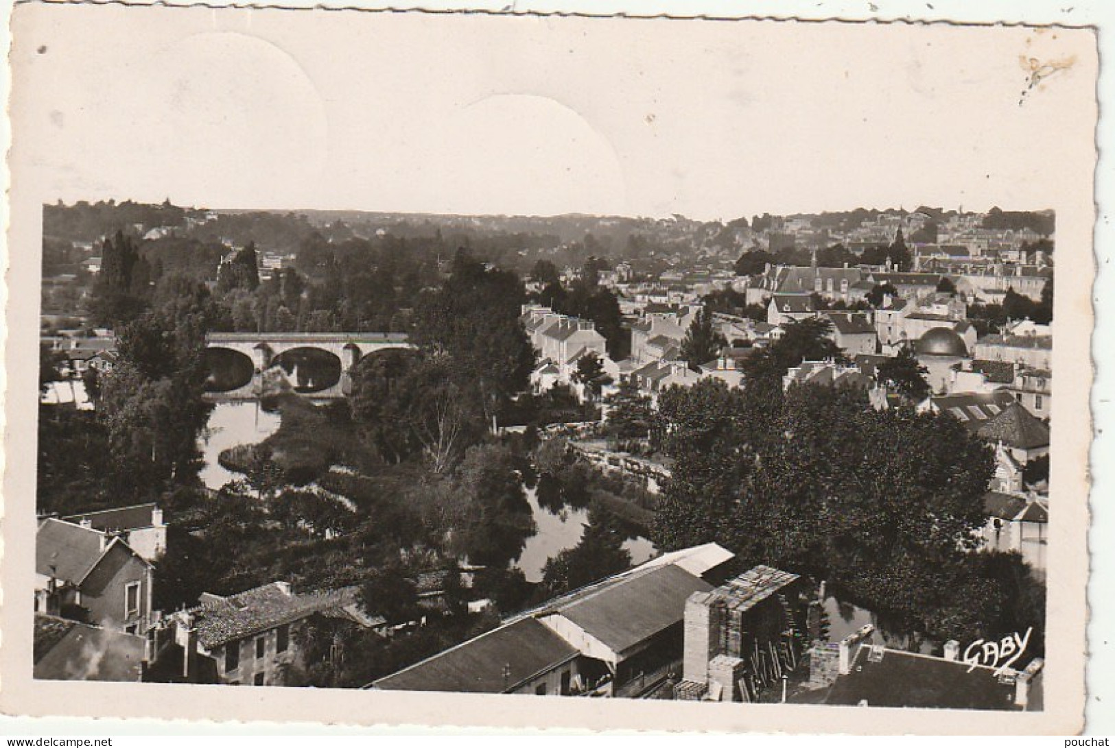 LE 7-(86) POITIERS - VUE GENERALE - LE CLAIN ET LE PONT NEUF - 2 SCANS  - Poitiers