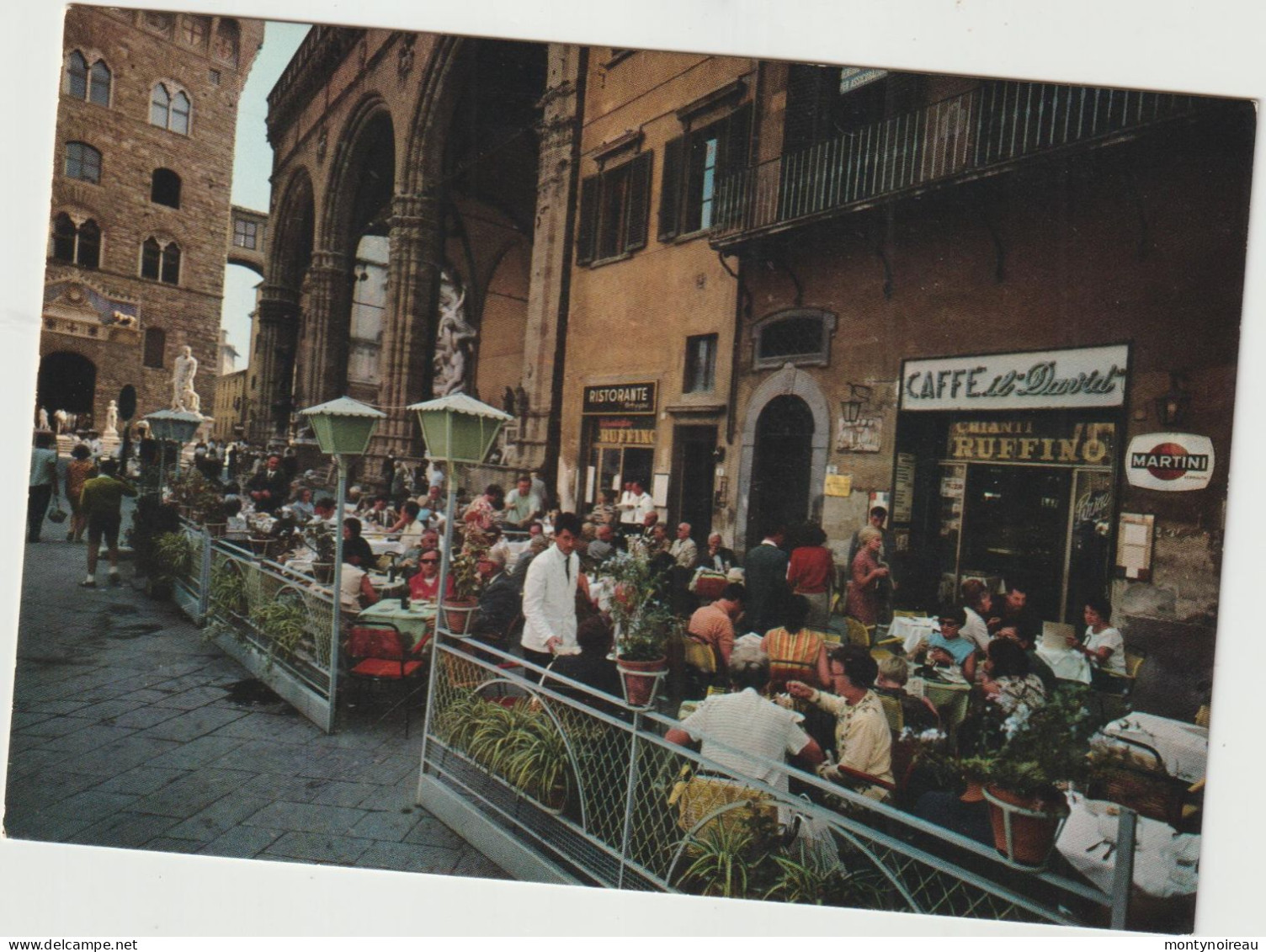 Italie :  FIRENZE :  Ristorante "  Orcagna " , Piazza  Signoria , Café - Altri & Non Classificati