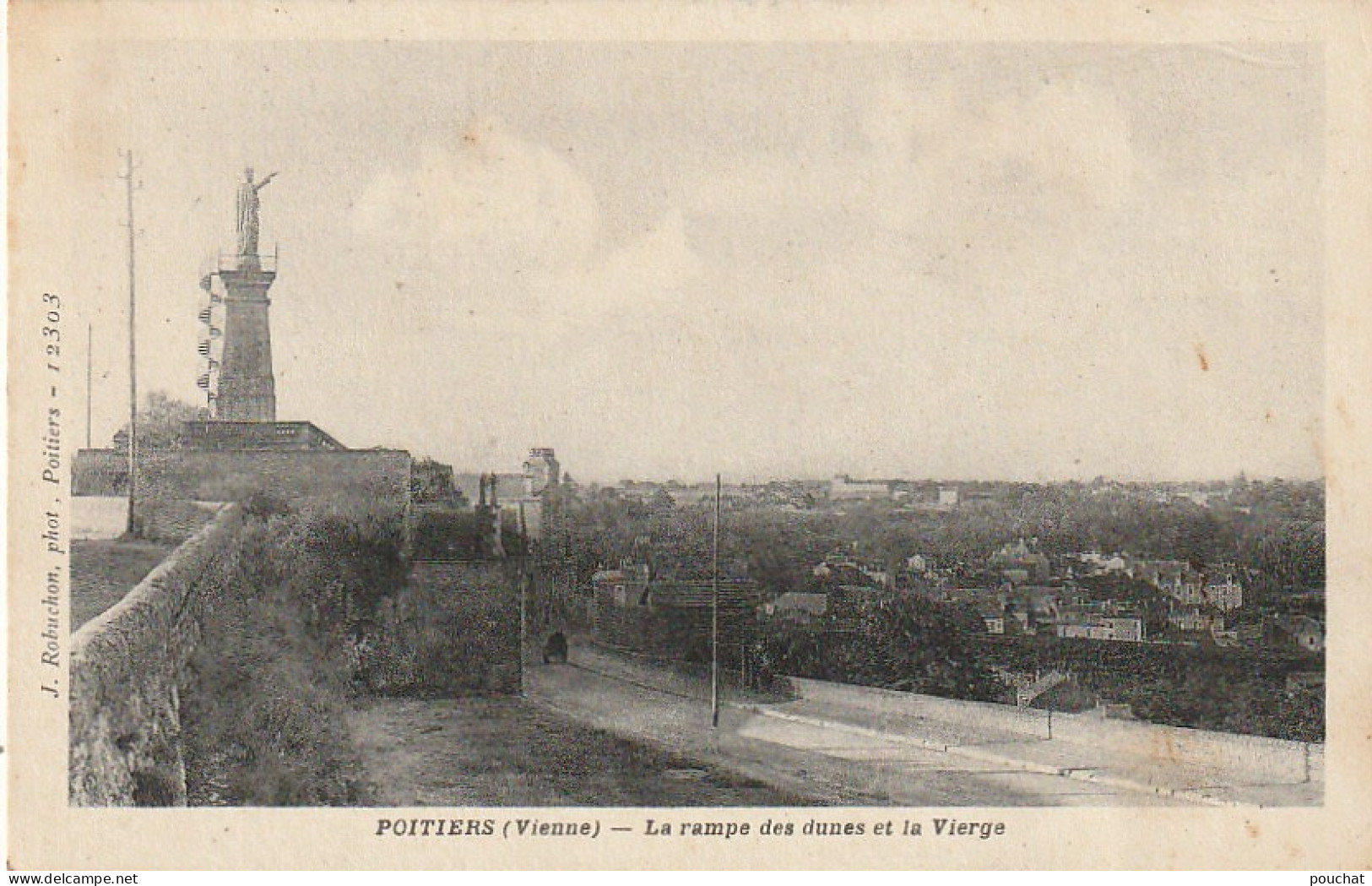 LE 8-(86) POITIERS - LA RAMPE DES DUNES ET LA VIERGE - 2 SCANS - Poitiers