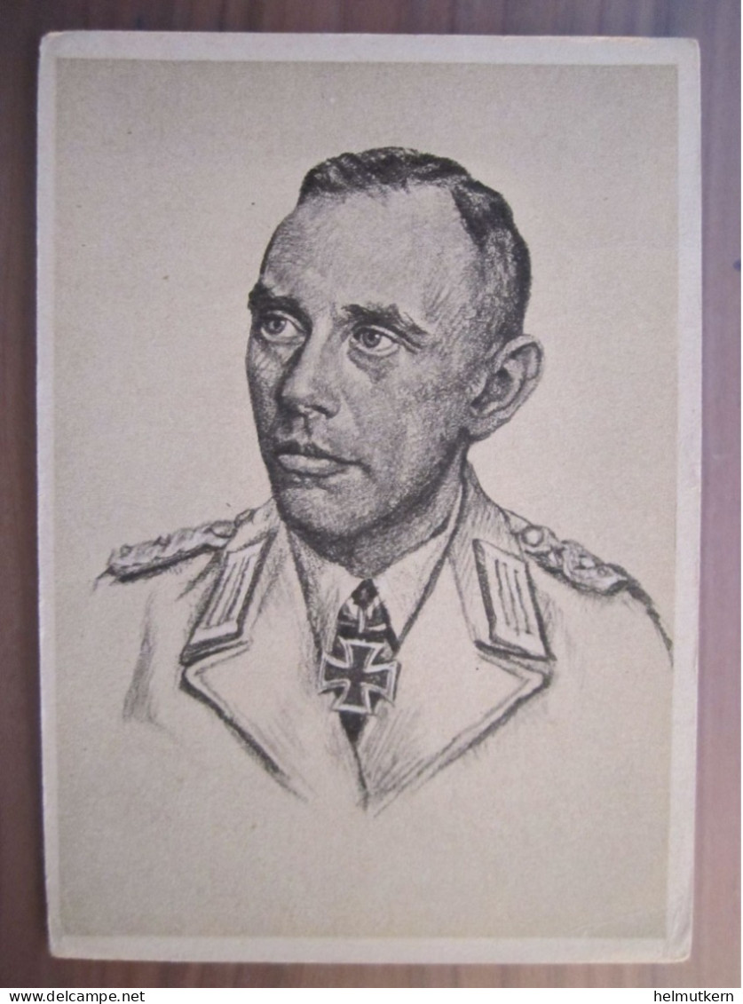 Ritterkreuzträger - Alfred Bruer - Zeichnung Prof. O. Graf München - 1939-45