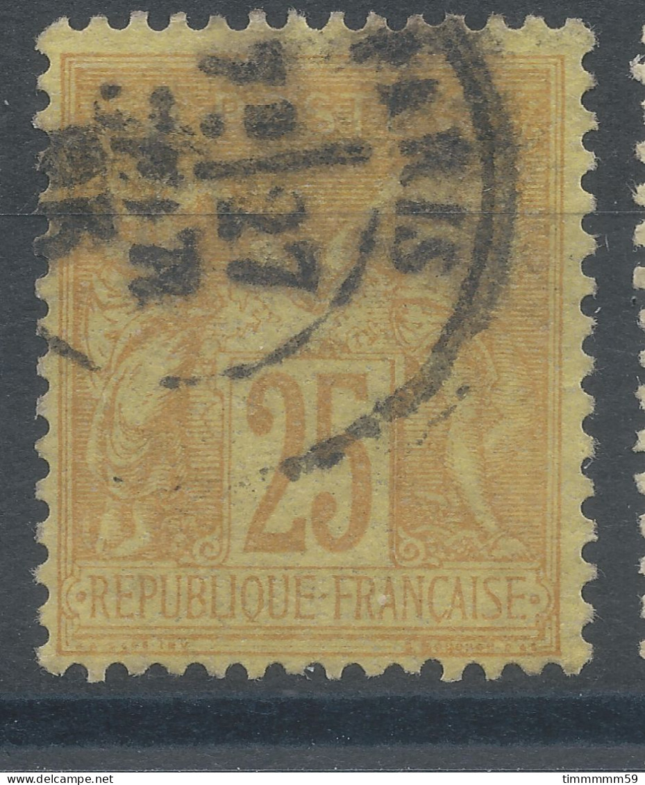 Lot N°82865   N°92, Oblitéré Cachet à Date De PARIS - 1876-1898 Sage (Type II)