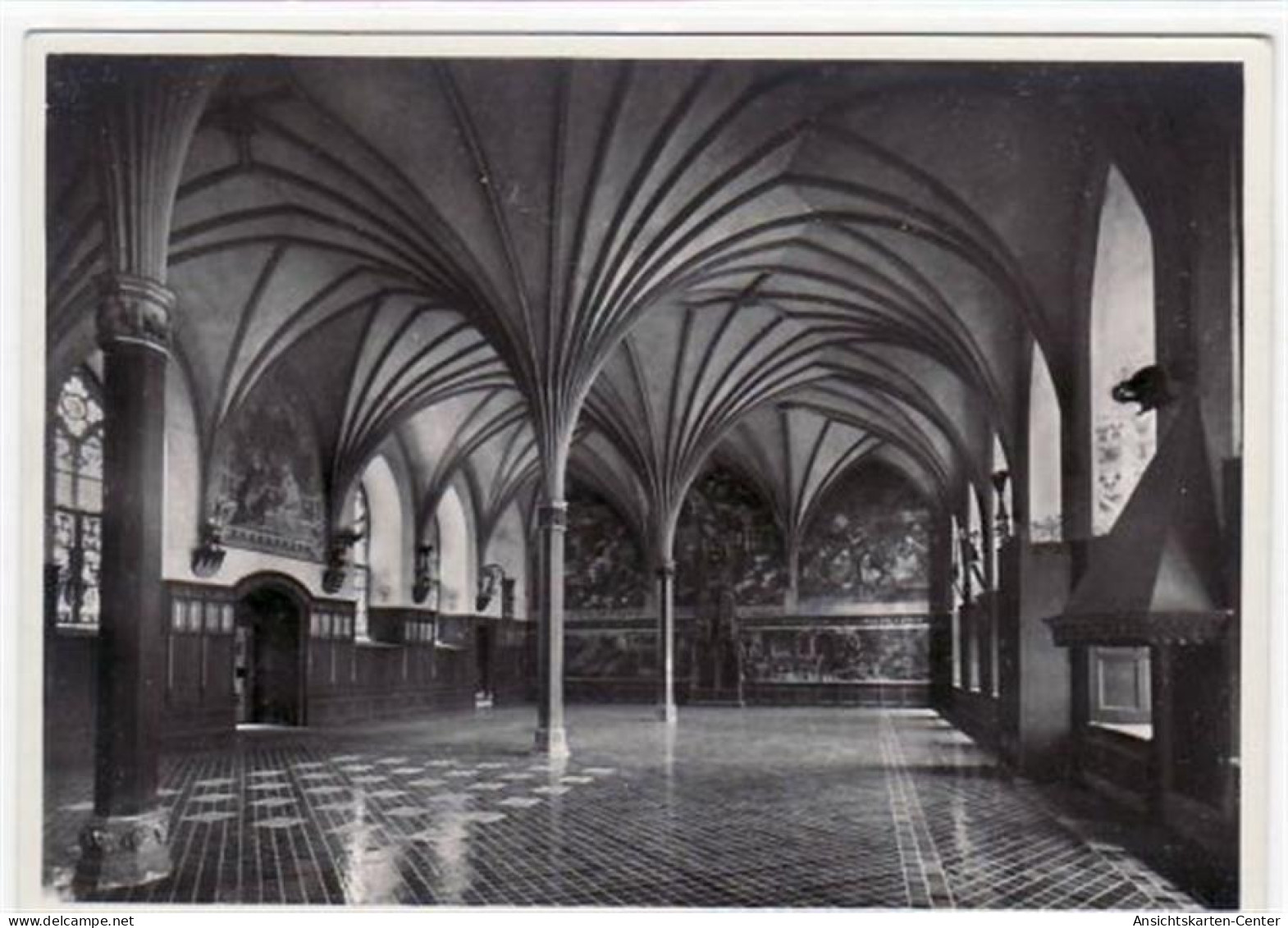 39072806 - Marienburg / Malbork Mit Mittelschloss, Meisters Grosser Remter Ungelaufen  Gute Erhaltung. - Polen