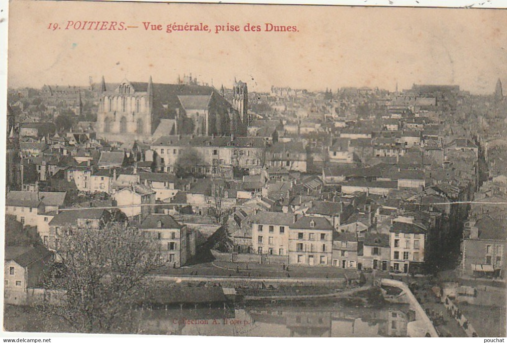 LE 8-(86) POITIERS - VUE GENERALE , PRISE DES DUNES - 2 SCANS - Poitiers