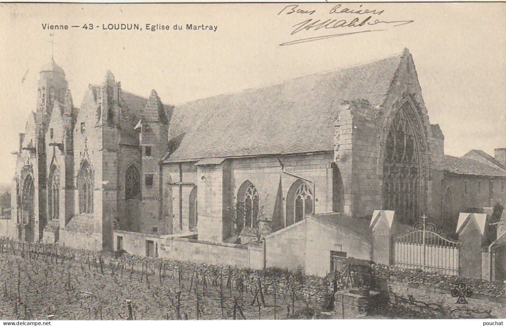 LE 9-(86) LOUDUN - EGLISE DU MARTRAY - 2 SCANS - Loudun