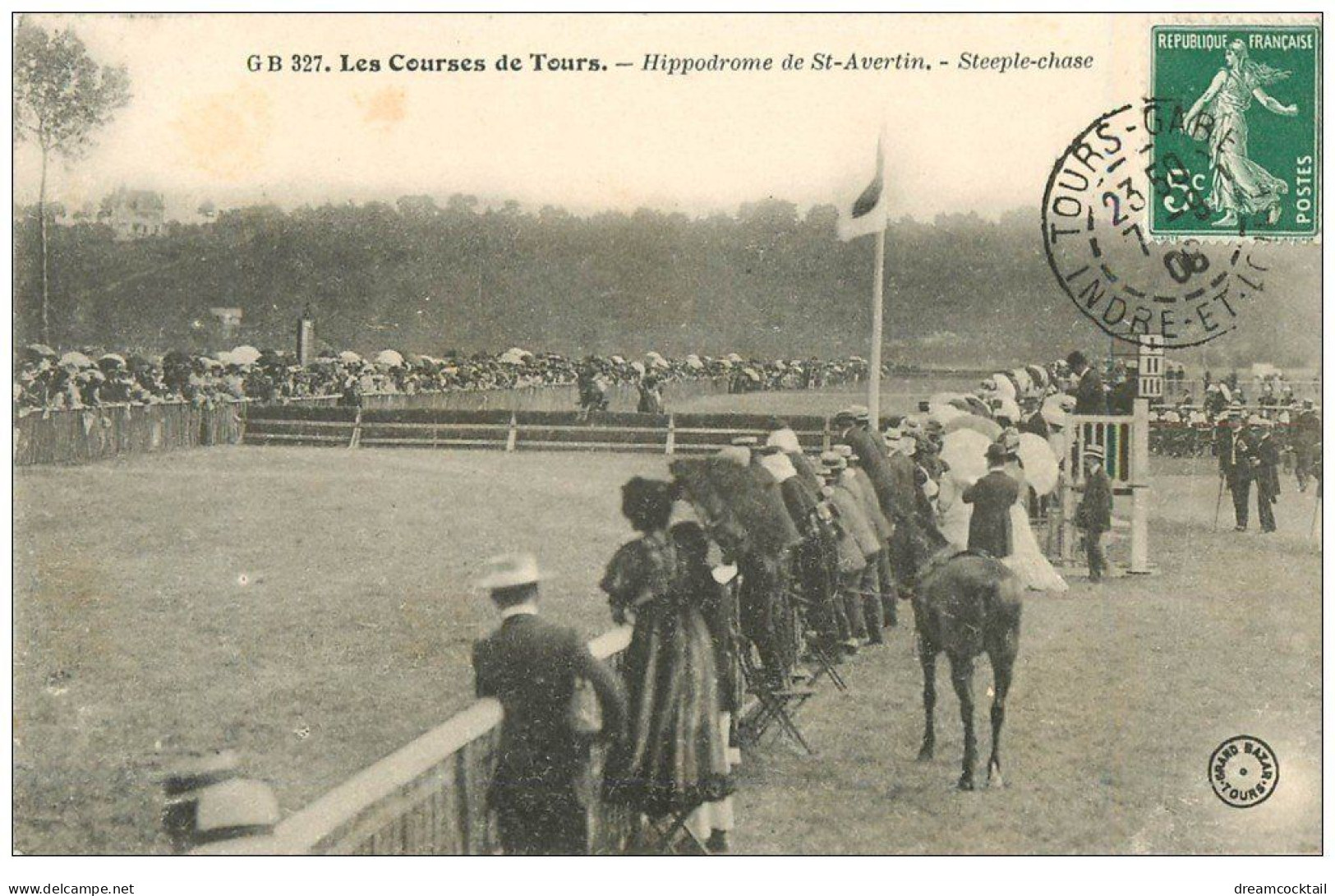 37 TOURS. Hippodrome Saint-Avertin 1906. Steeple-Chase. Courses Chevaux - Tours