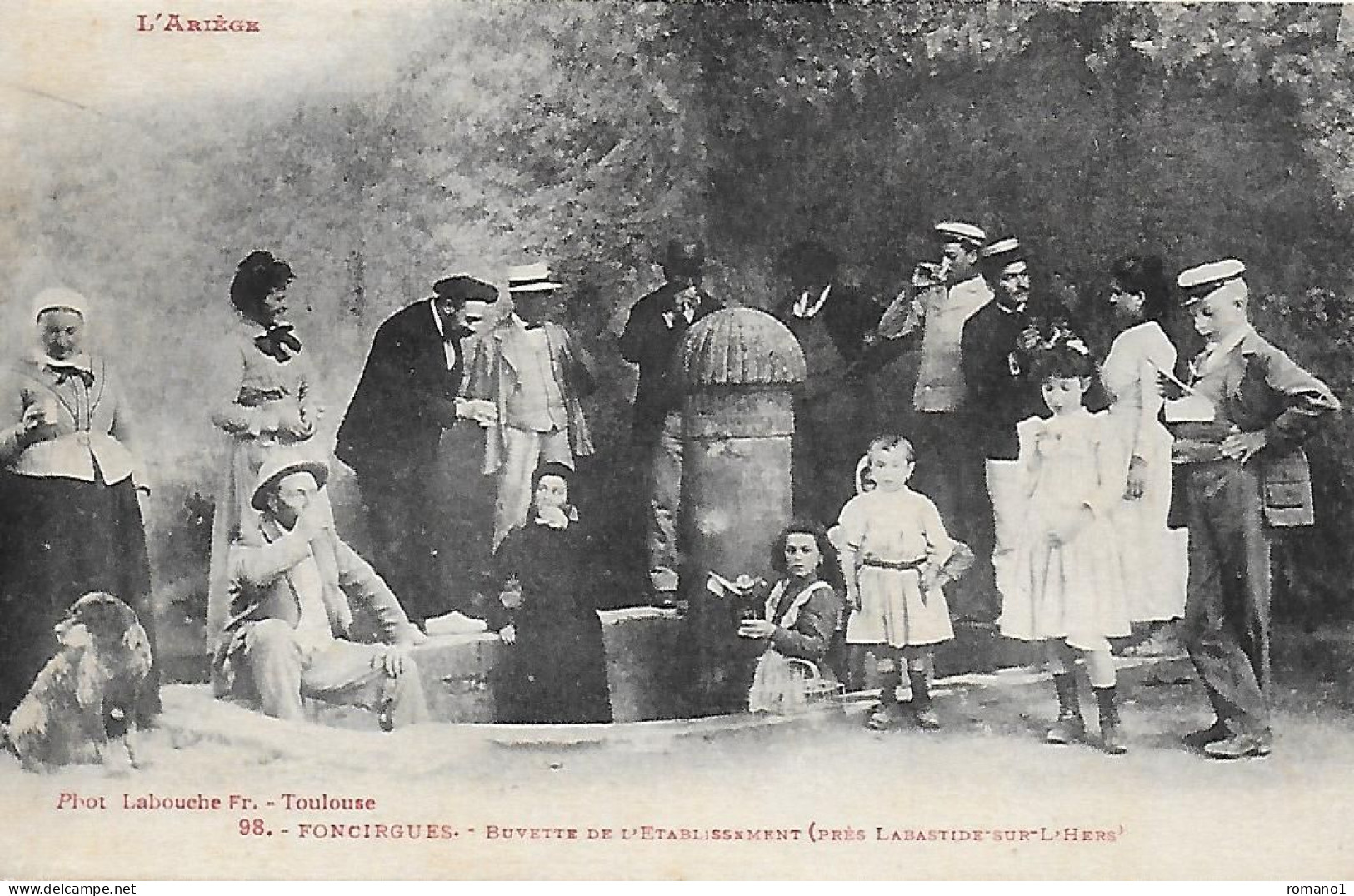 09)    FONCIRGUES  -  Buvette De L'Etablissement Près Labastide Sur L' Hers - Sonstige & Ohne Zuordnung