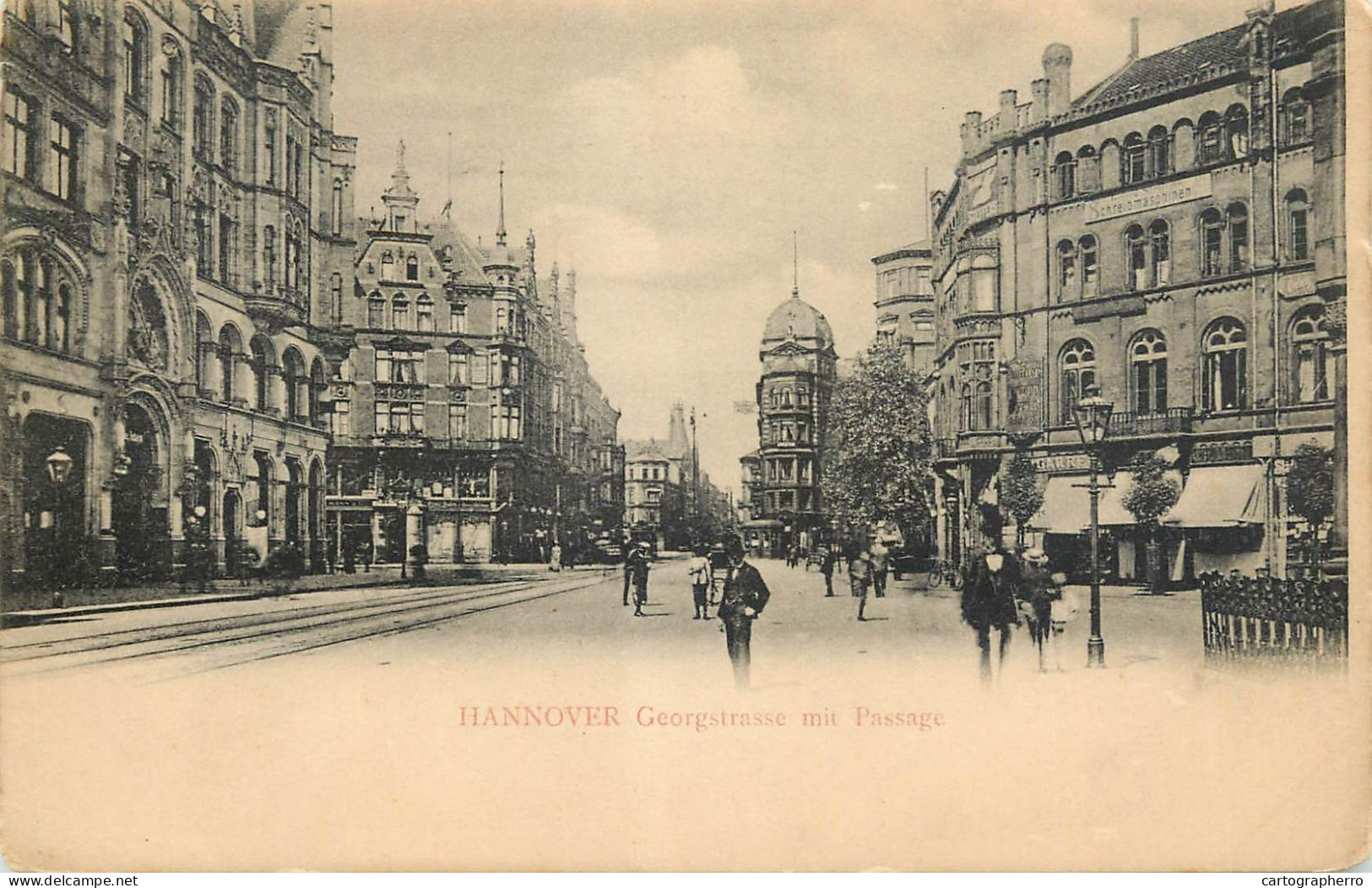 Germany Hannover Georgstrasse Mit Passage - Hannover