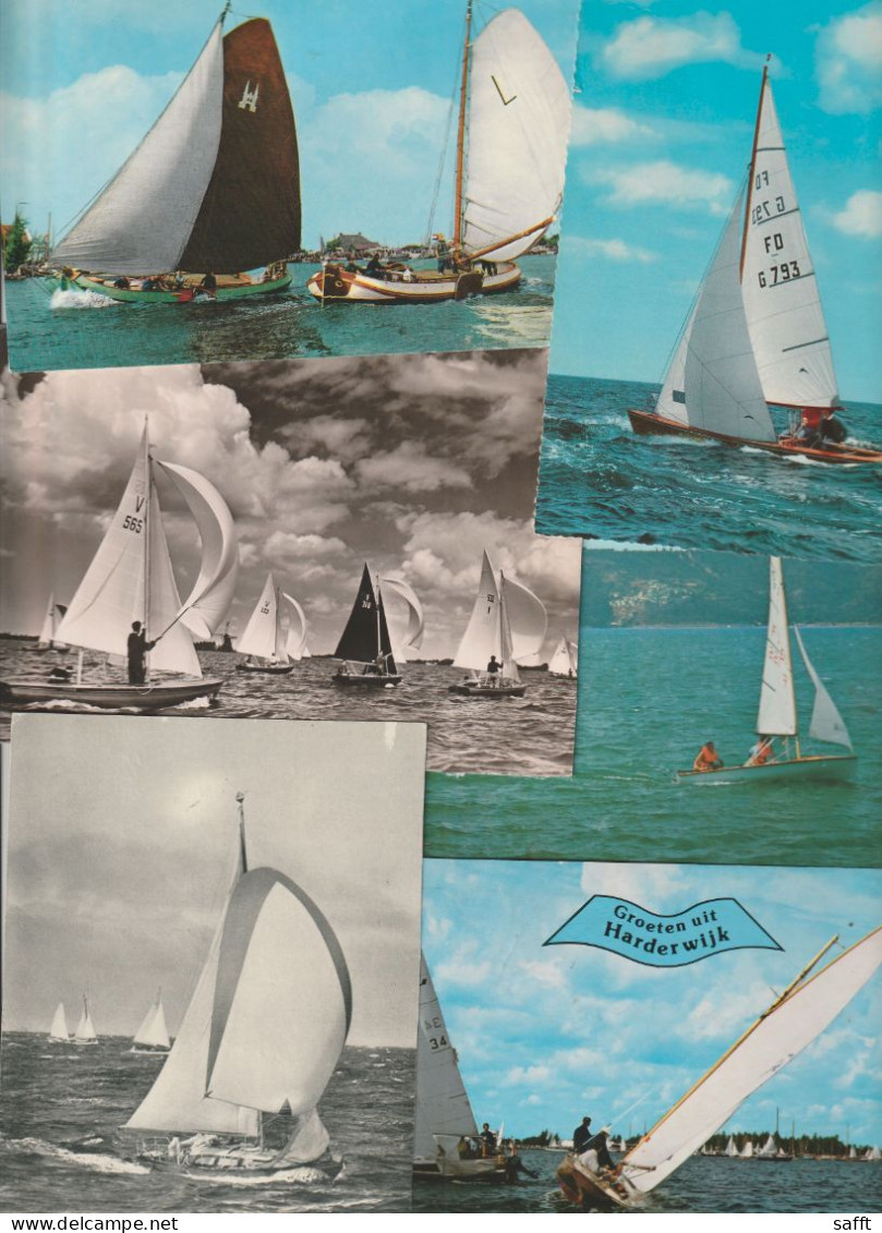 Lot Mit 29 Ansichtskarten Motiv Segeln Querbeet - 5 - 99 Postales