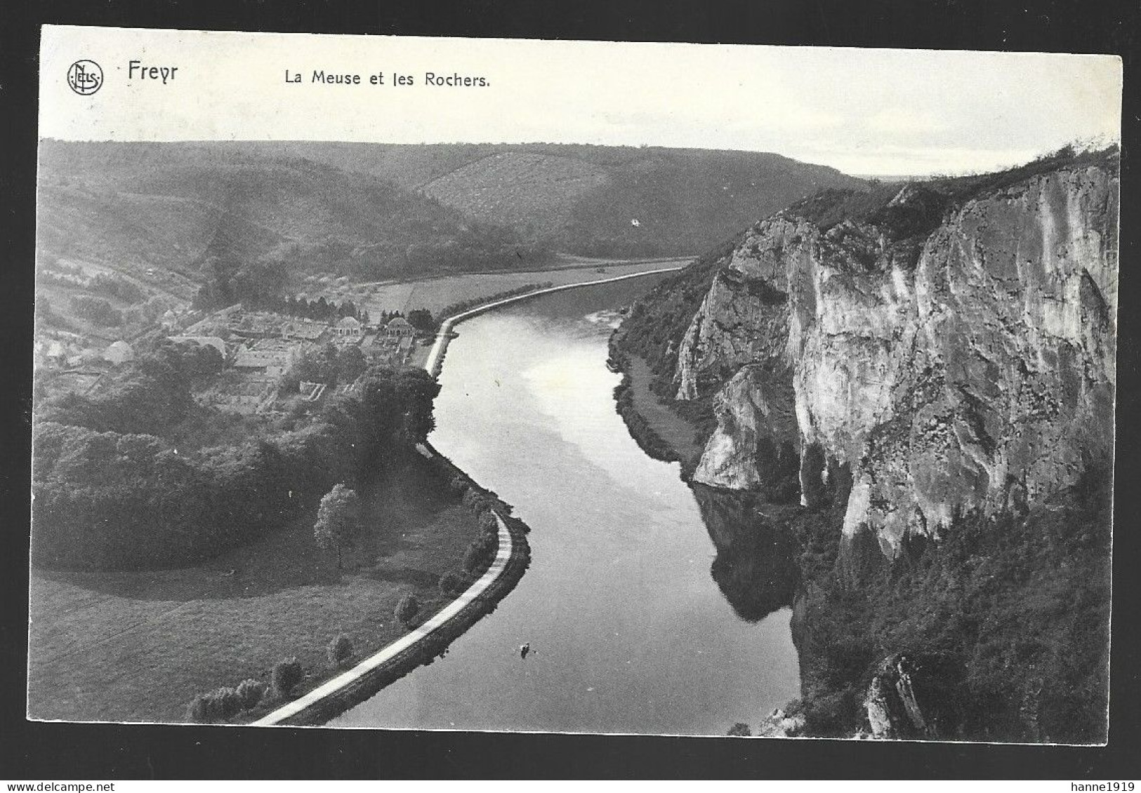 Freyr La Meuse Et Les Rochers Cachet Maredret Htje - Namur