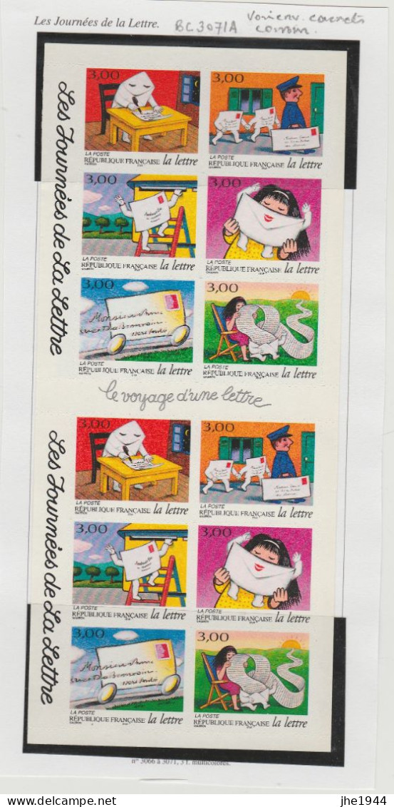 France Carnet N° BC3071A ** Les Journées De La Lettre - Commemoratives