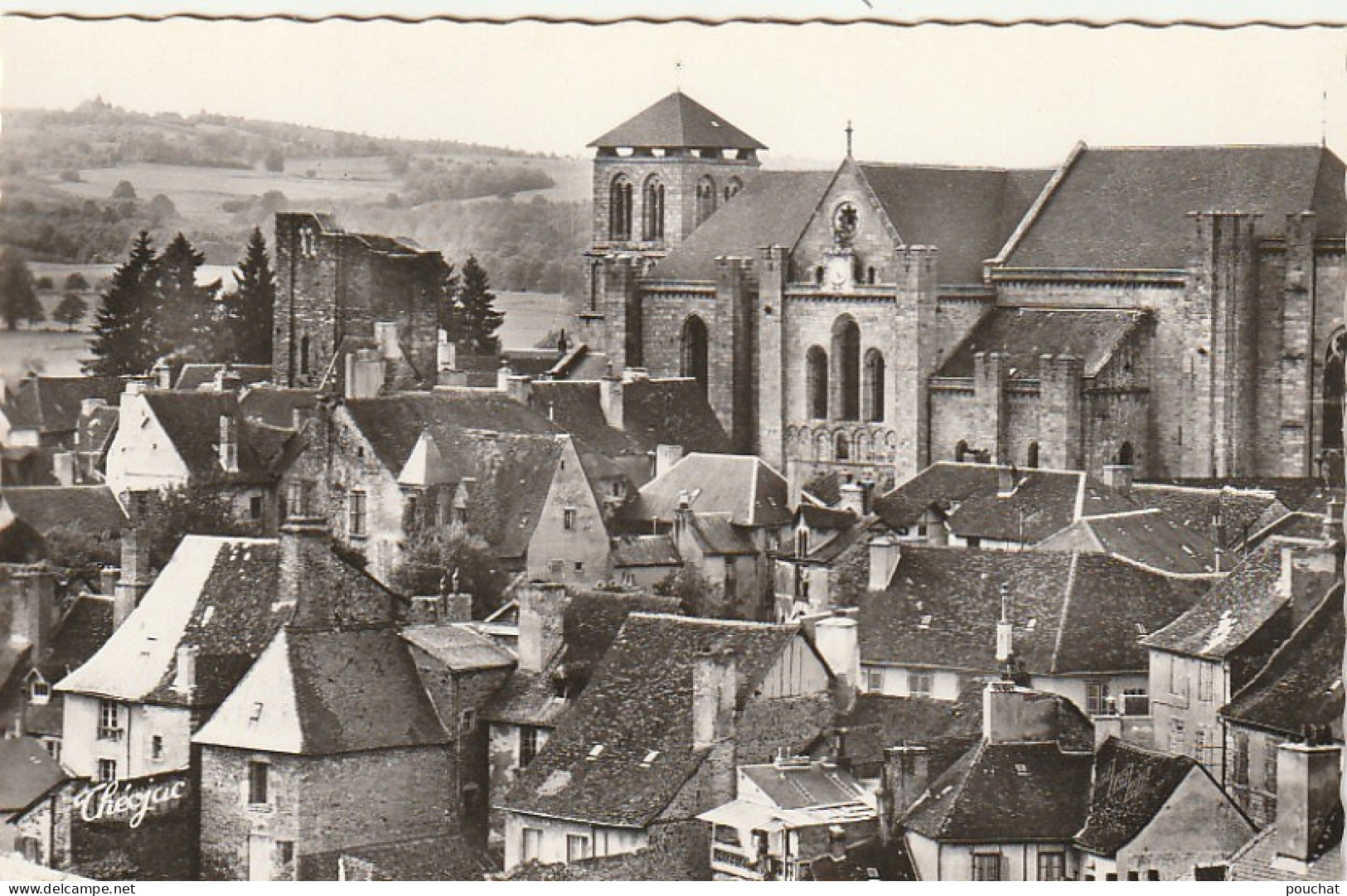 LE 11-(87) SAINT YRIEIX LA PERCHE - LA COLLEGIALE ET LA TOUR DU PLO  - 2 SCANS - Saint Yrieix La Perche