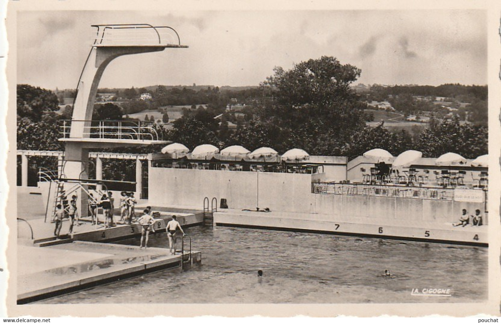 LE 11-(87) LIMOGES - PISCINE MUNICIPALE - LE PLONGEOIR  - 2 SCANS - Limoges