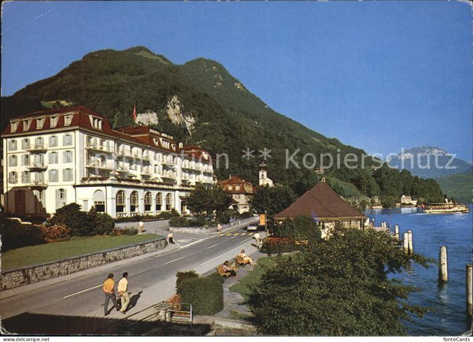 12603748 Gersau Vierwaldstaettersee Hotel Mueller An Der Uferstrasse Gersau - Andere & Zonder Classificatie