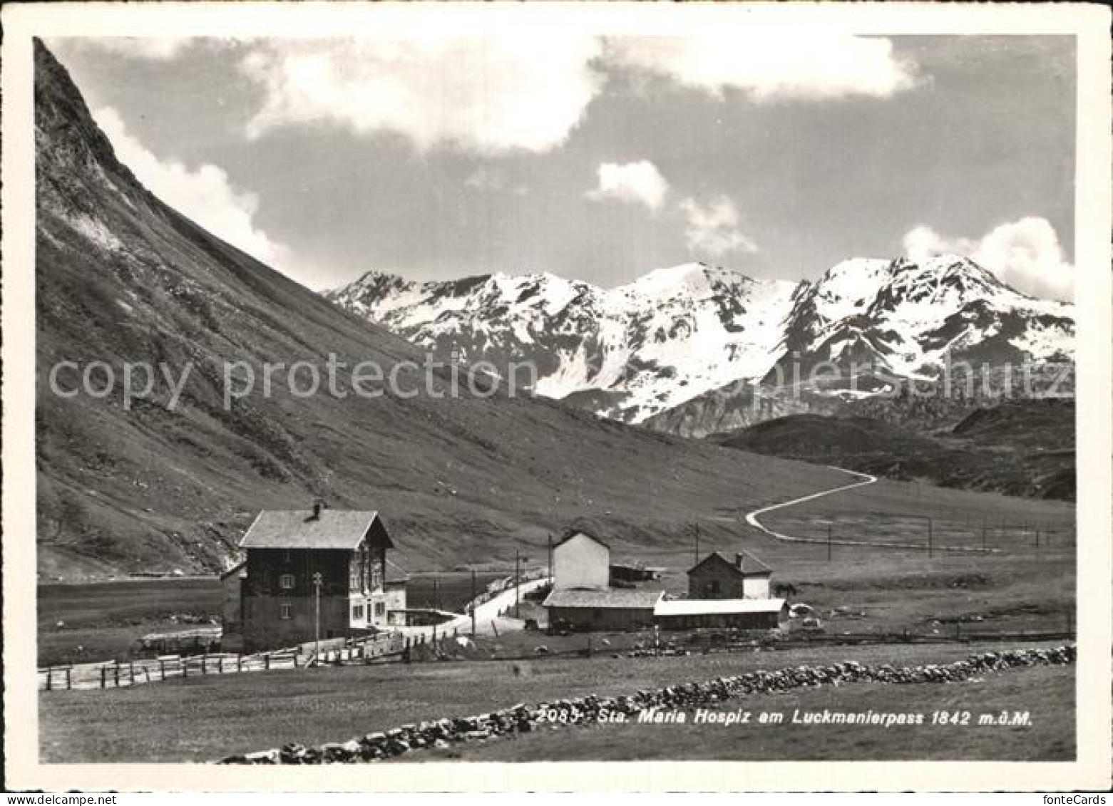 12603691 Disentis GR Santa Maria Hospiz Am Luckmanierpass Alpen Disentis - Andere & Zonder Classificatie