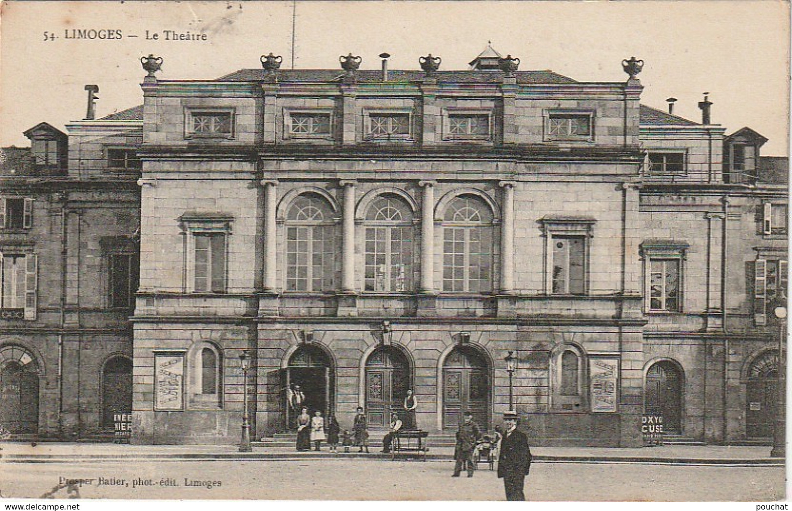 LE 12-(87) LIMOGES -  LE THEATRE - ANIMATION - 2 SCANS - Limoges