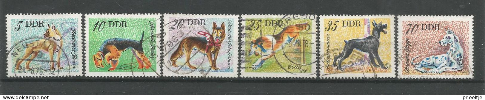 DDR 1976 Dogs Y.T. 1831/1836 (0) - Used Stamps