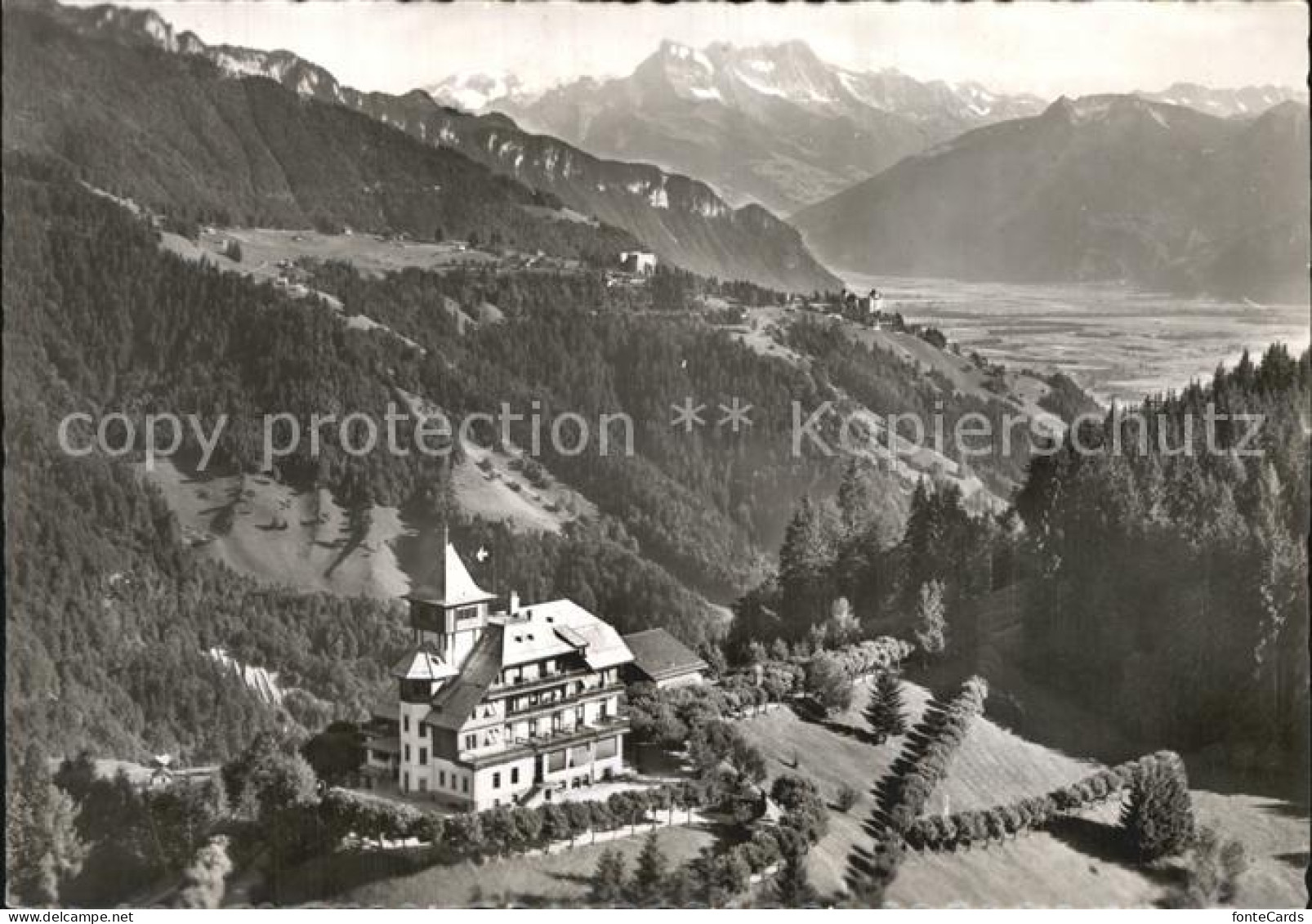 12603633 Les Avants Hotel De Souloup Alpes Dents Du Midi Vue Aerienne Les Avants - Sonstige & Ohne Zuordnung