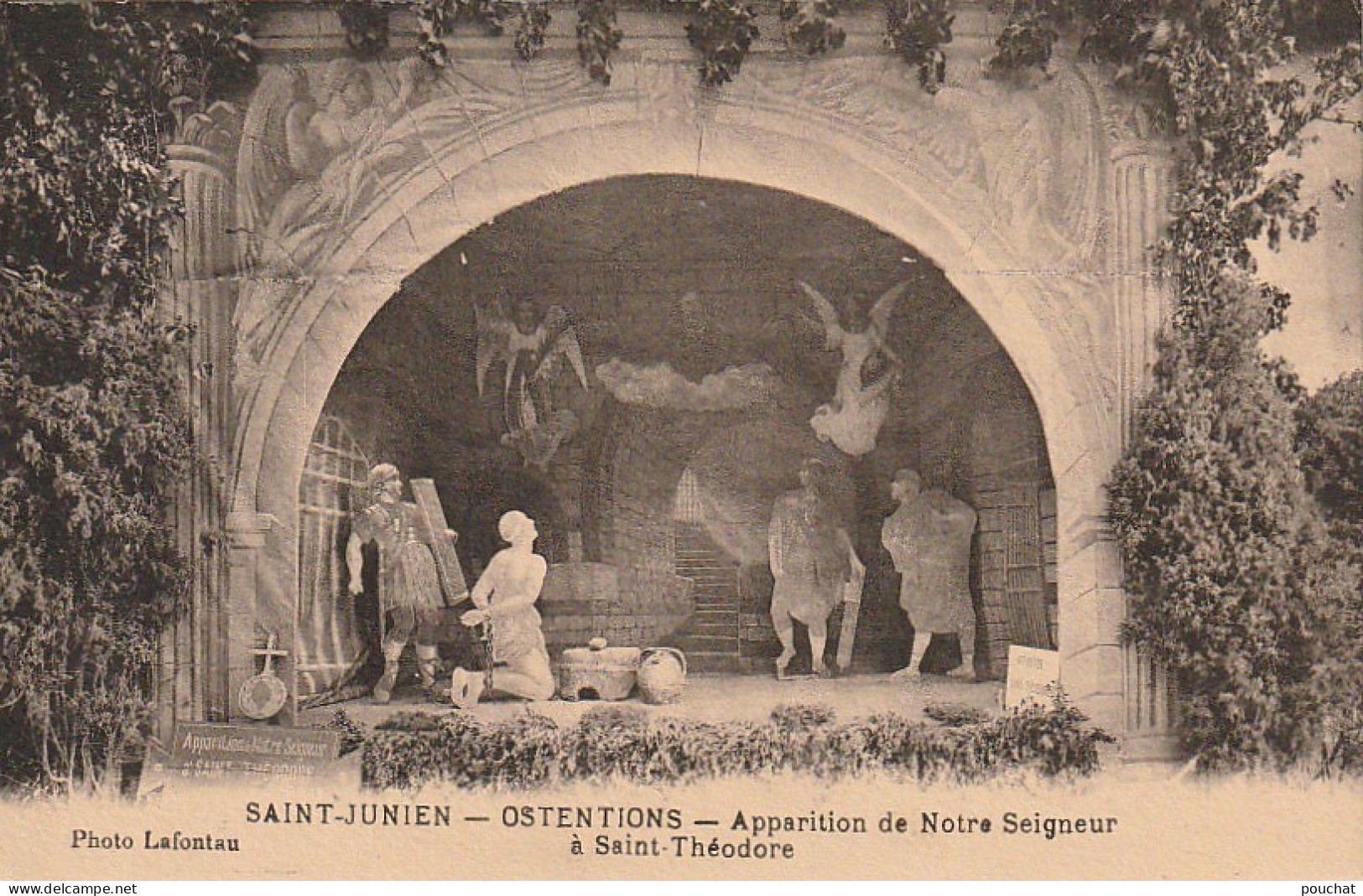 LE 13-(87) SAINT JUNIEN - OSTENTIONS - APPARITION DE NOTRE SEIGNEUR A SAINT THEODORE  - 2 SCANS - Saint Junien