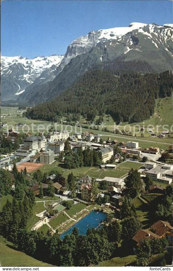 12602790 Engelberg OW Mit Titlis Urner Alpen Fliegeraufnahme Engelberg - Altri & Non Classificati