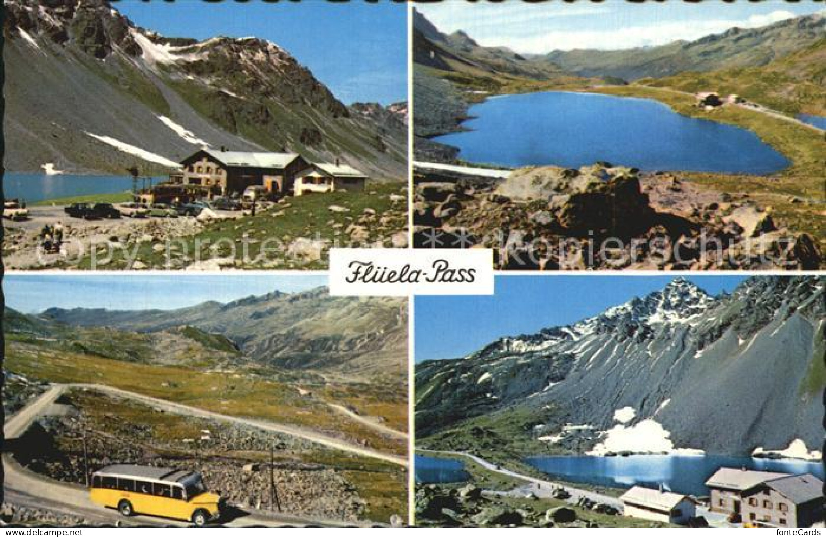 12602774 Flueelapass Hospiz Bergsee Schottensee Strassenkehren Schwarzhorn Fluee - Autres & Non Classés