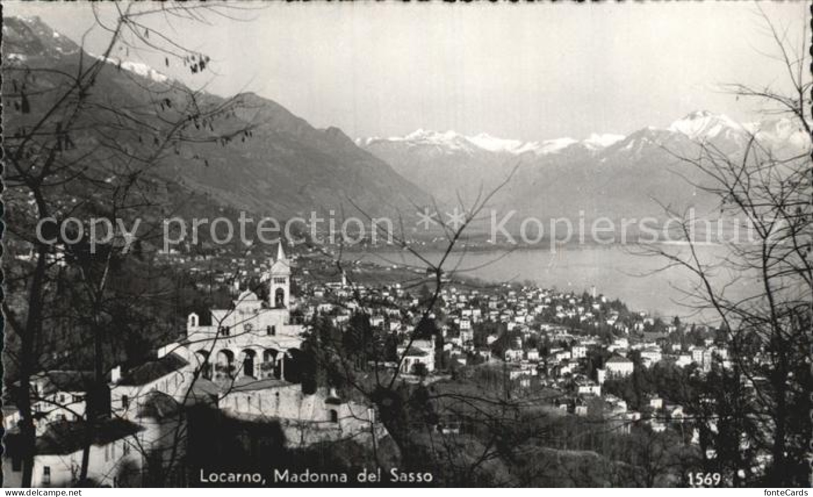 12602754 Locarno Lago Maggiore Chiesa Madonna Del Sasso Alpi Wallfahrtskirche Al - Other & Unclassified