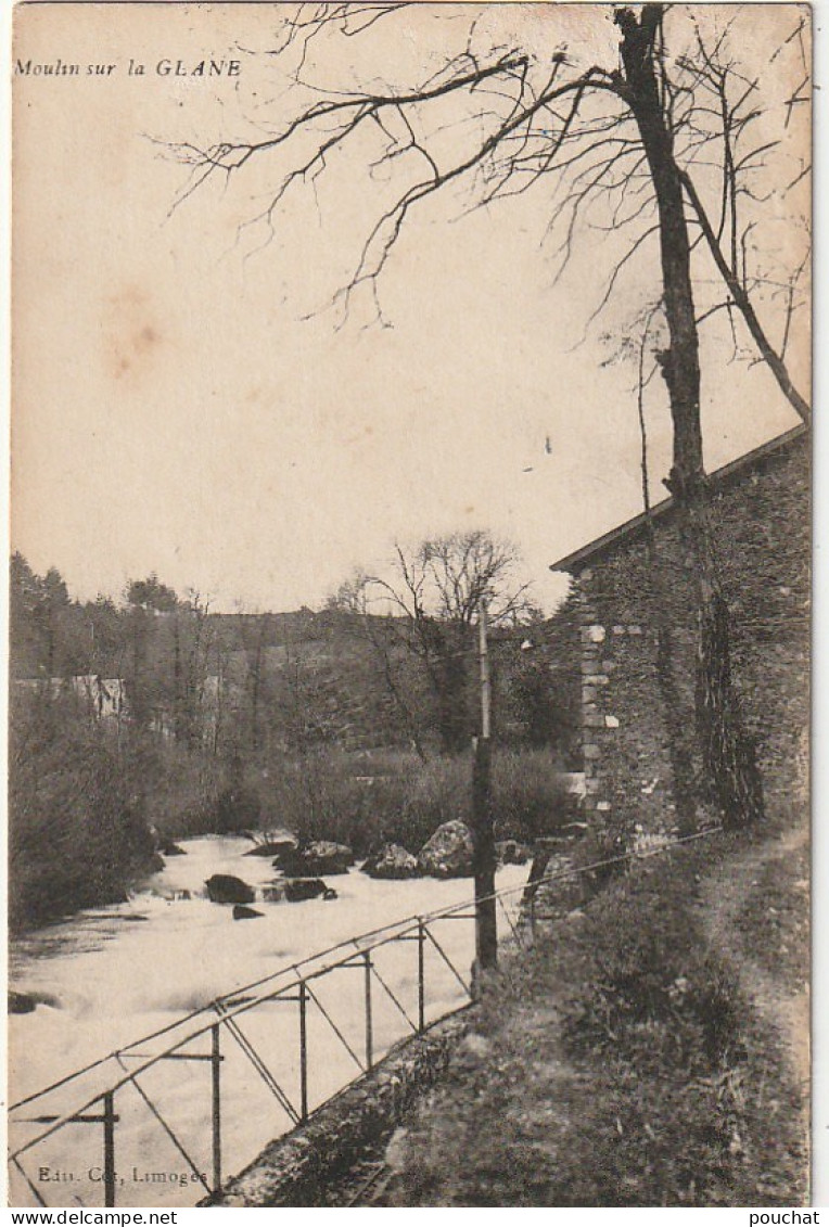 LE 13-(87) MOULIN SUR LA GLANE   - 2 SCANS - Otros & Sin Clasificación