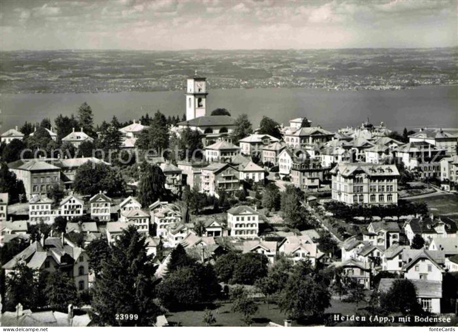 12601888 Heiden AR Fliegeraufnahme Mit Bodensee Heiden - Altri & Non Classificati