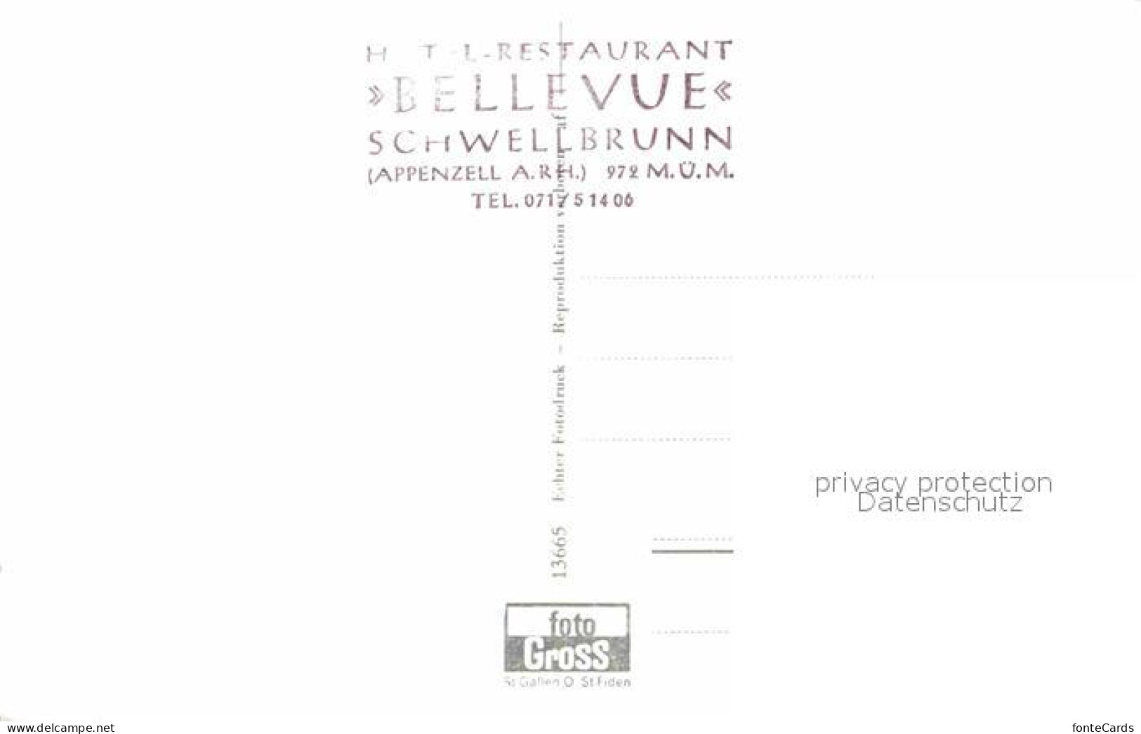 12601848 Schwellbrunn Mit Saentis Hotel Restaurant Schwellbrunn Schwellbrunn - Sonstige & Ohne Zuordnung
