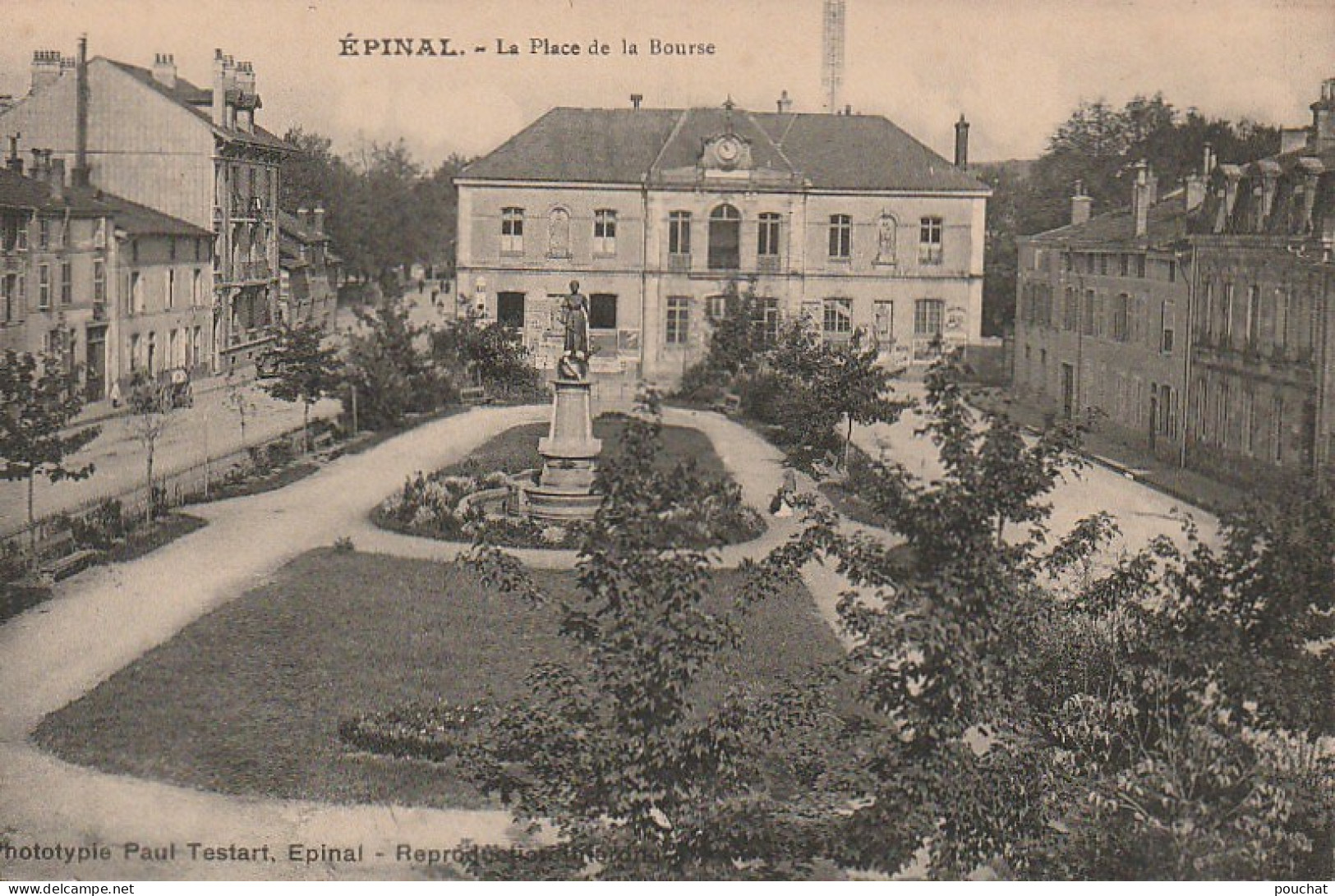 LE 14-(88) EPINAL - LA PLACE DE LA BOURSE - 2 SCANS - Epinal