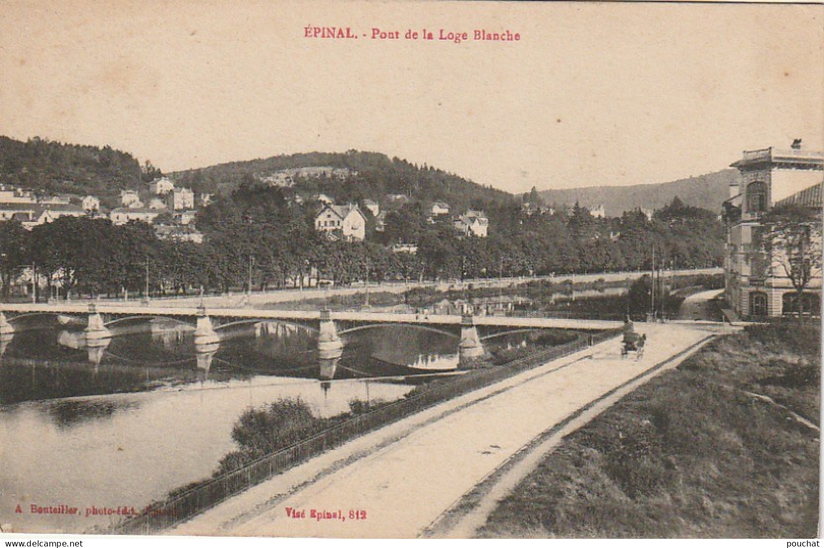 LE 14-(88) EPINAL - PONT DE LA LOGE BLANCHE  - 2 SCANS - Epinal