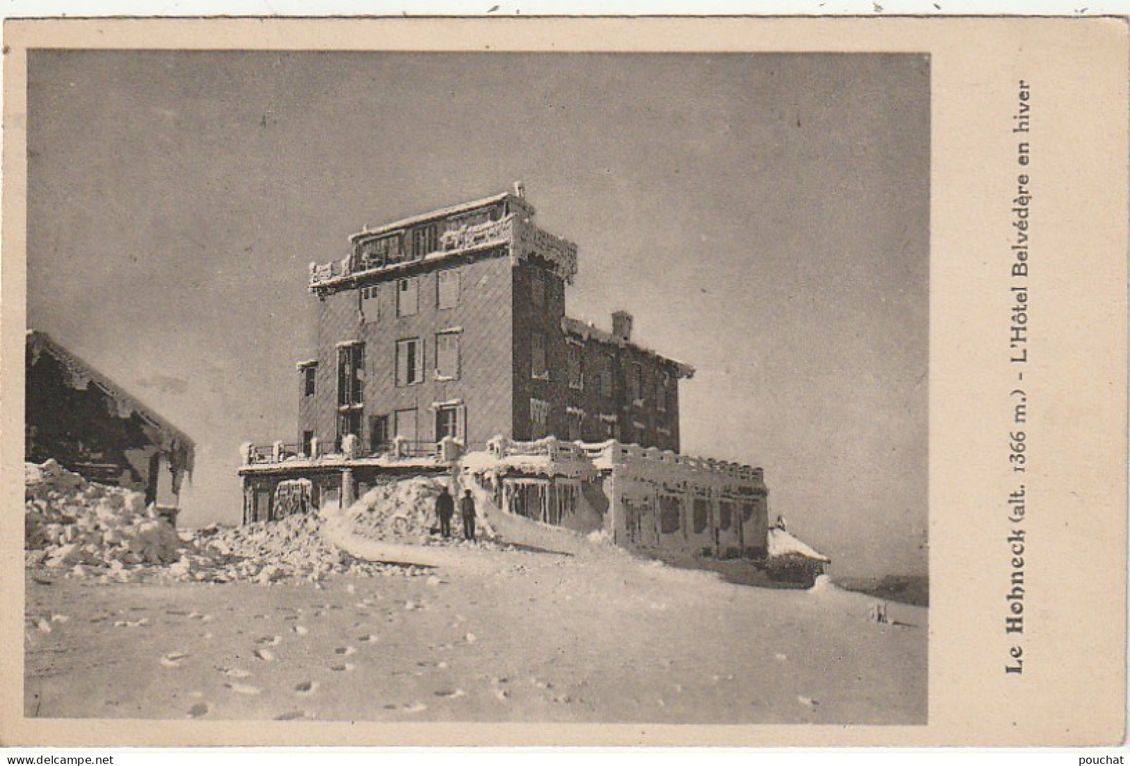 LE 14-(88) LE HOHNECK - L' HOTEL BELVEDERE EN HIVER  - 2 SCANS - Andere & Zonder Classificatie