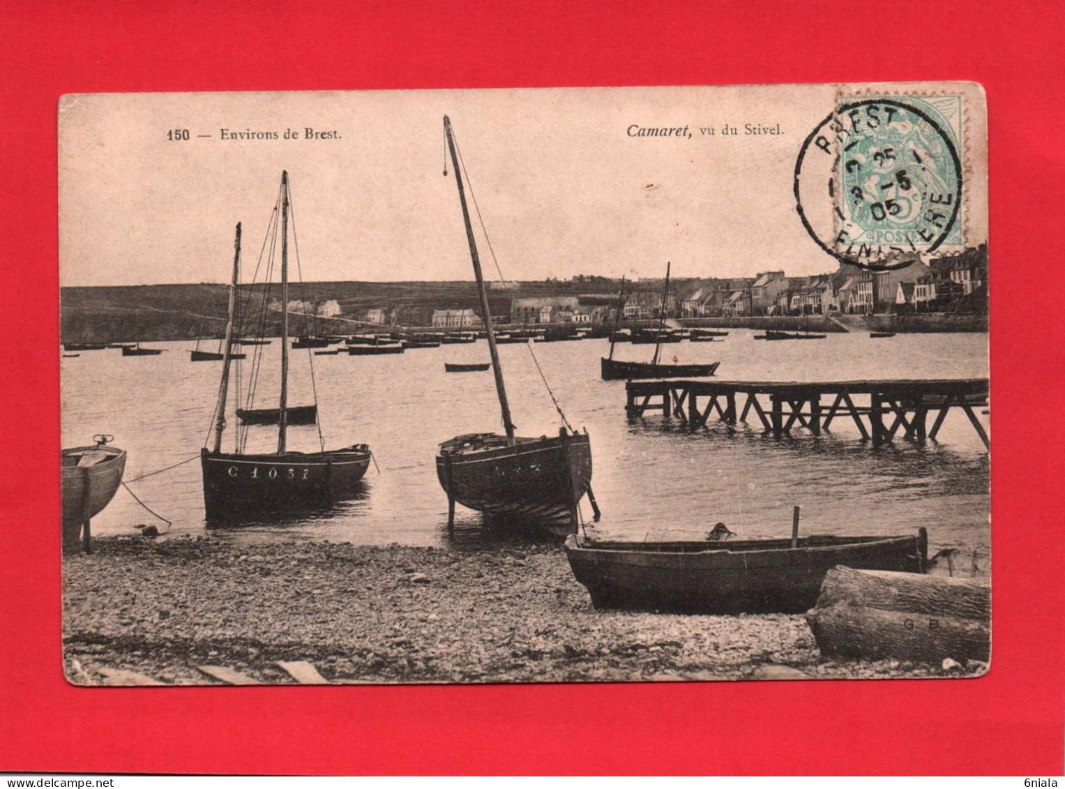 F 21562 CAMARET  Vu Du Stivel    (  Barques, Bateaux ) ( 29 ) - Camaret-sur-Mer