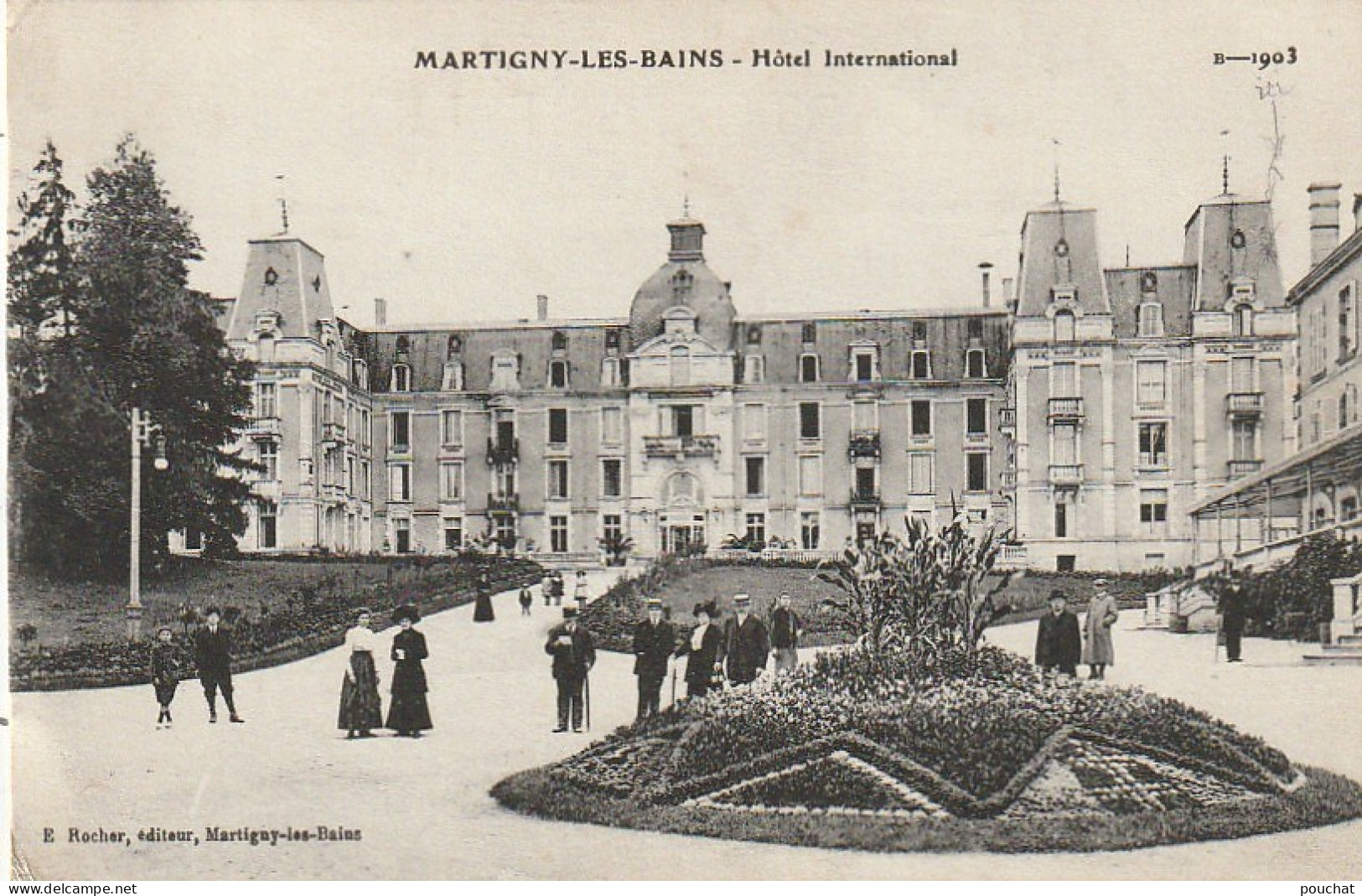 LE 14-(88) MARTIGNY  LES BAINS - HOTEL INTERNATIONAL - ANIMATION - 2 SCANS  - Sonstige & Ohne Zuordnung