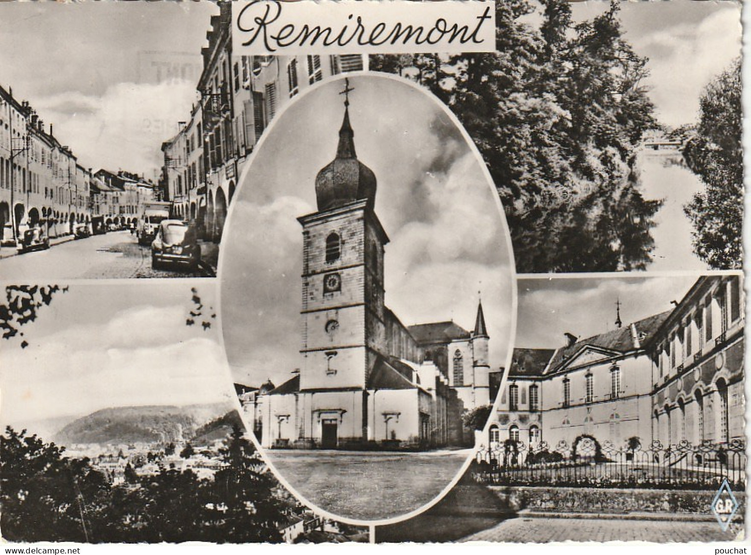 LE 15-(88) REMIREMONT - CARTE MULTIVUES - 2 SCANS  - Remiremont