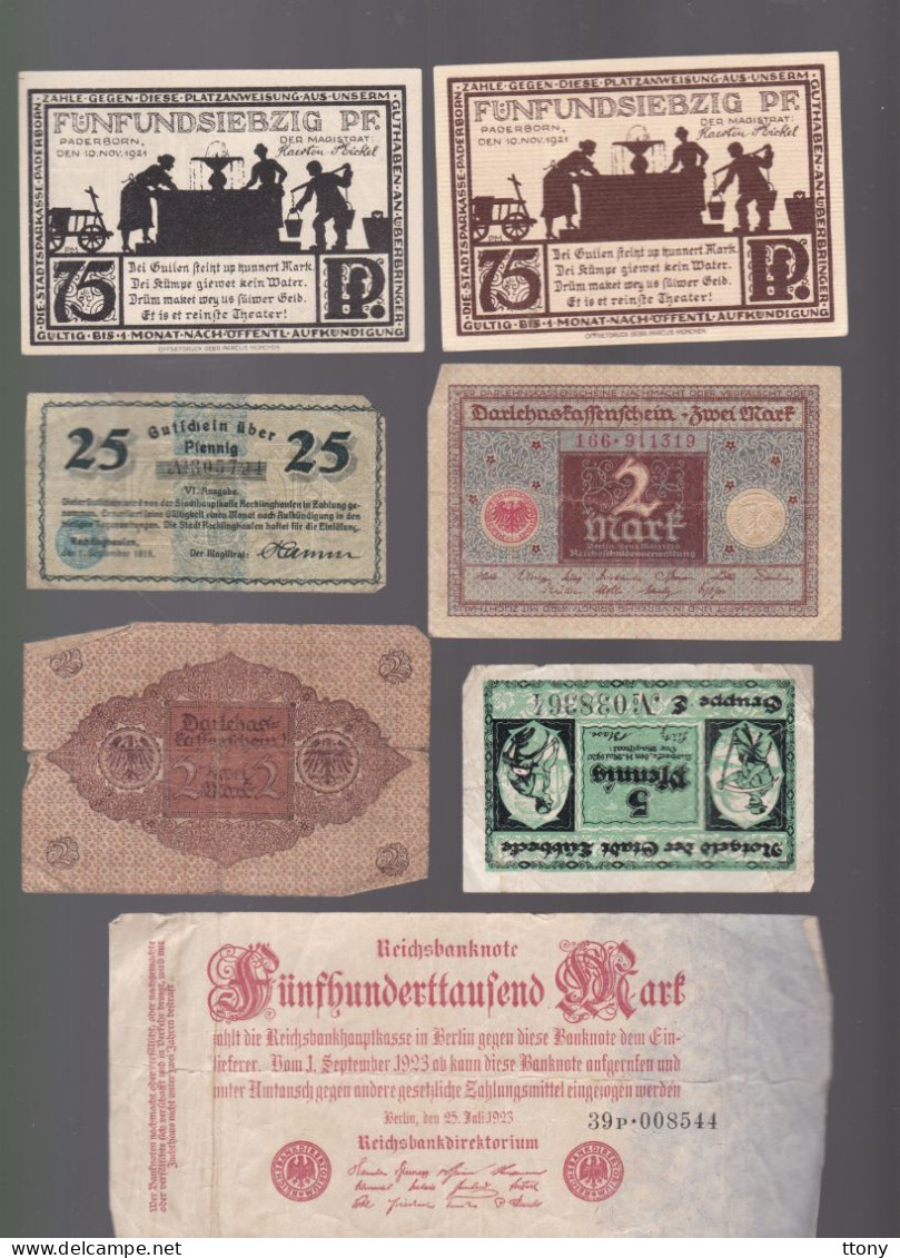 16   Billets  Allemagne - Other & Unclassified