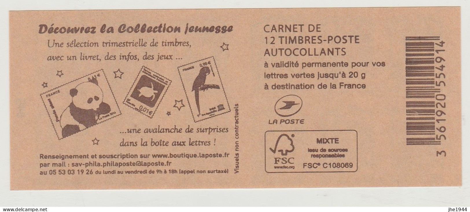 France Carnet N° 858-C9 ** Decouvrez La Collection Jeunesse - Andere & Zonder Classificatie