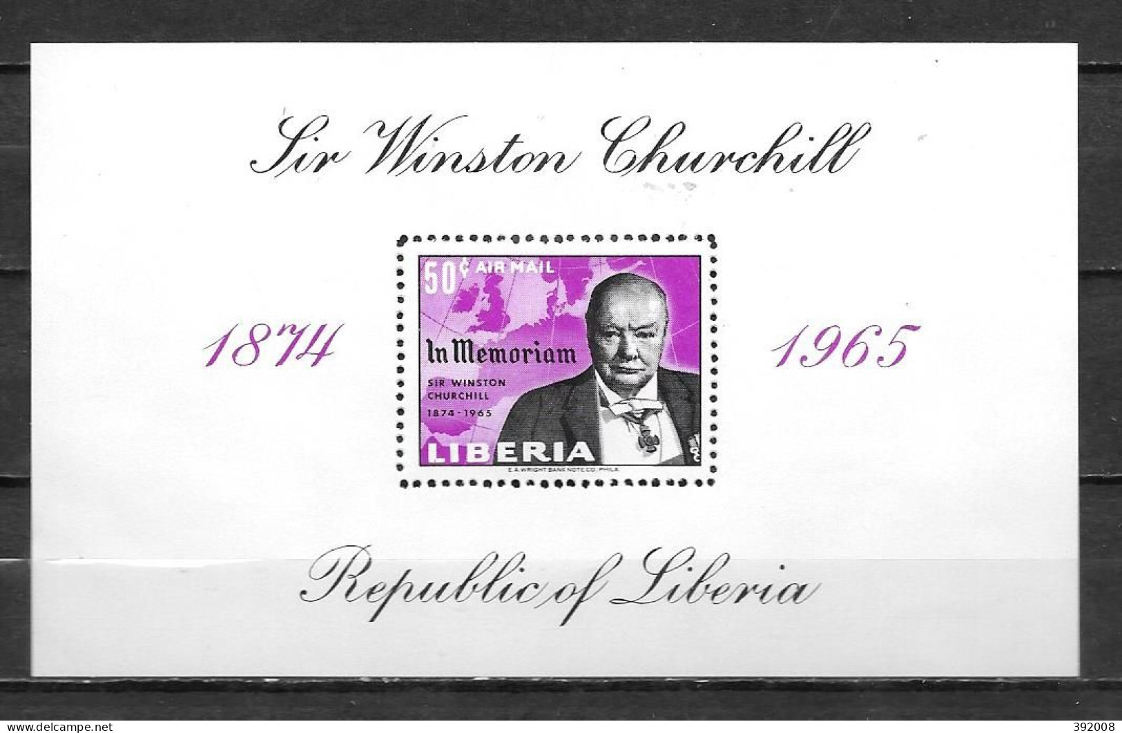 LIBERIA - BF 105 **MNH - Churchill - D4/7 - Sir Winston Churchill