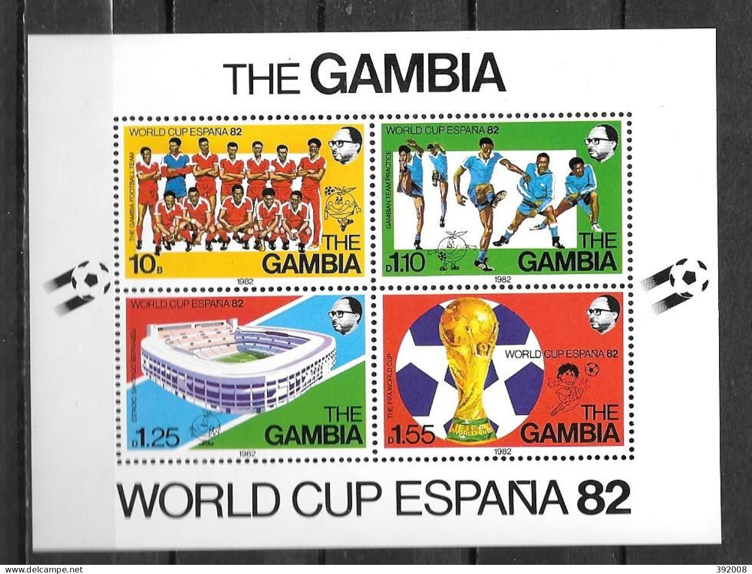 GAMBIE - BF 6 **MNH -  D4/28 - 1982 – Spain