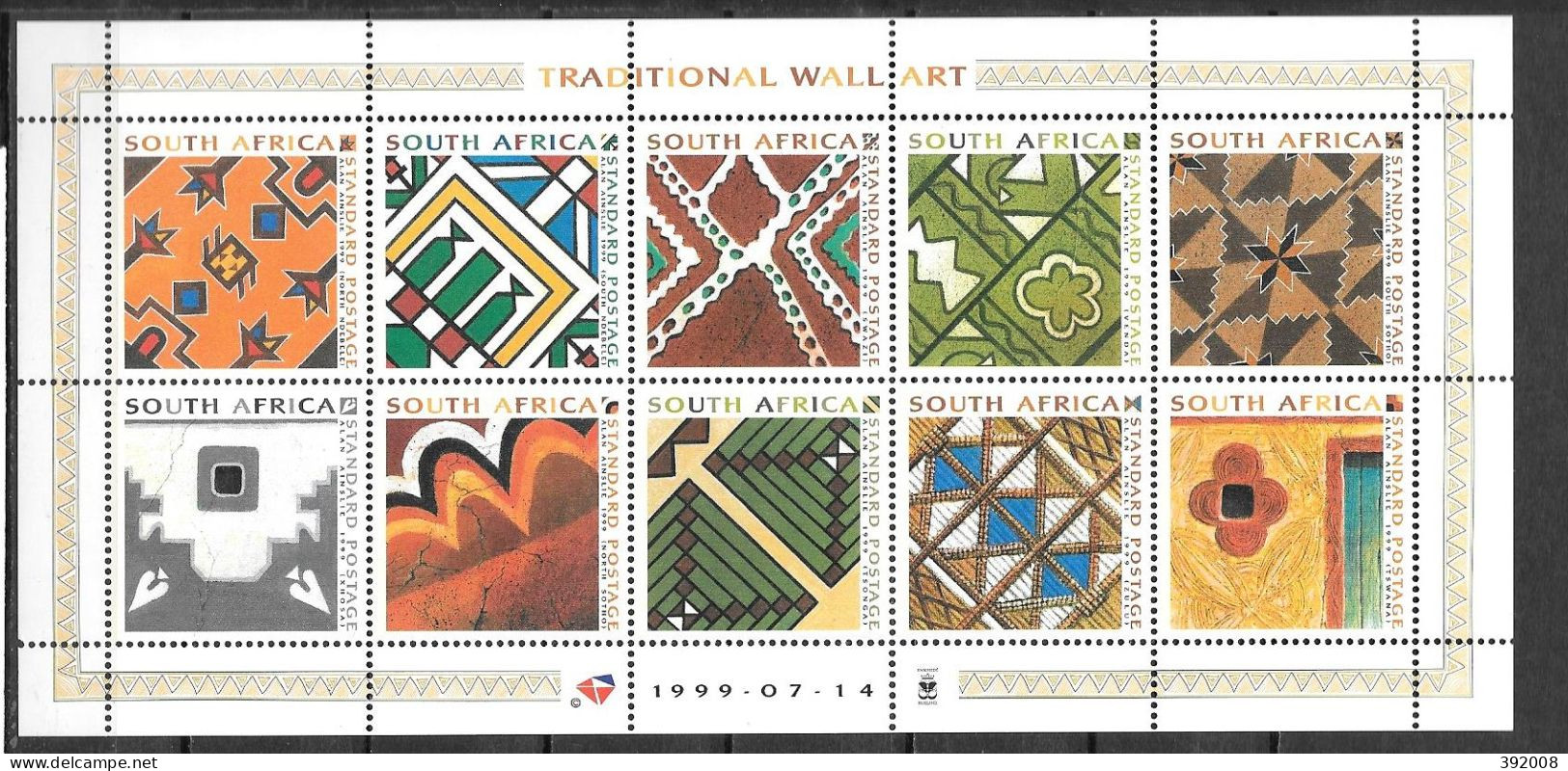 1999 - 1074 à 1083 **MNH - Art Traditionnel - D4/14 - Nuovi