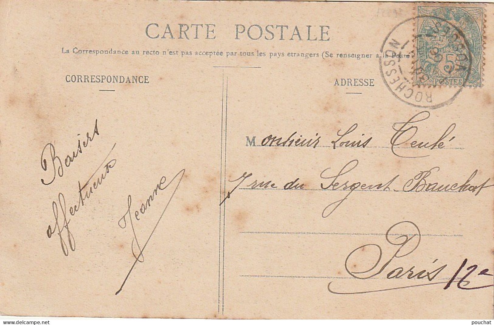 LE 16-(88)  ROCHESSON - VUE GENERALE - CARTE COLORISEE - 2 SCANS - Sonstige & Ohne Zuordnung