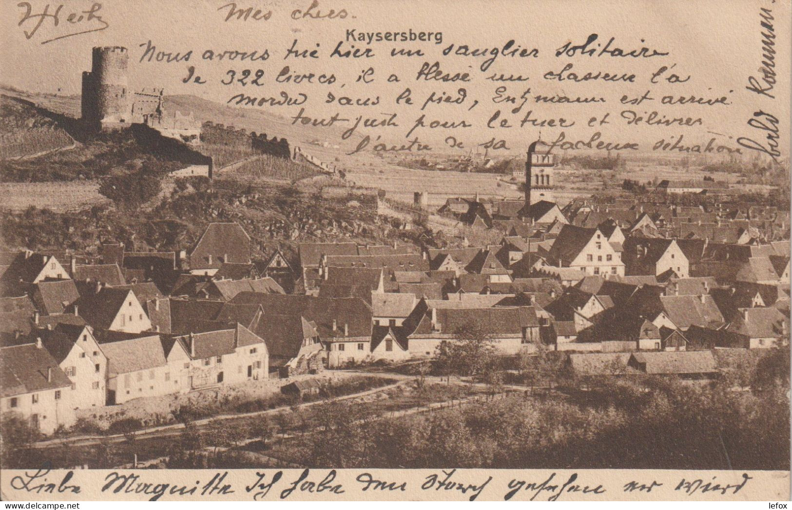 KAYSERBERG     VUE EN 1906 - Kaysersberg