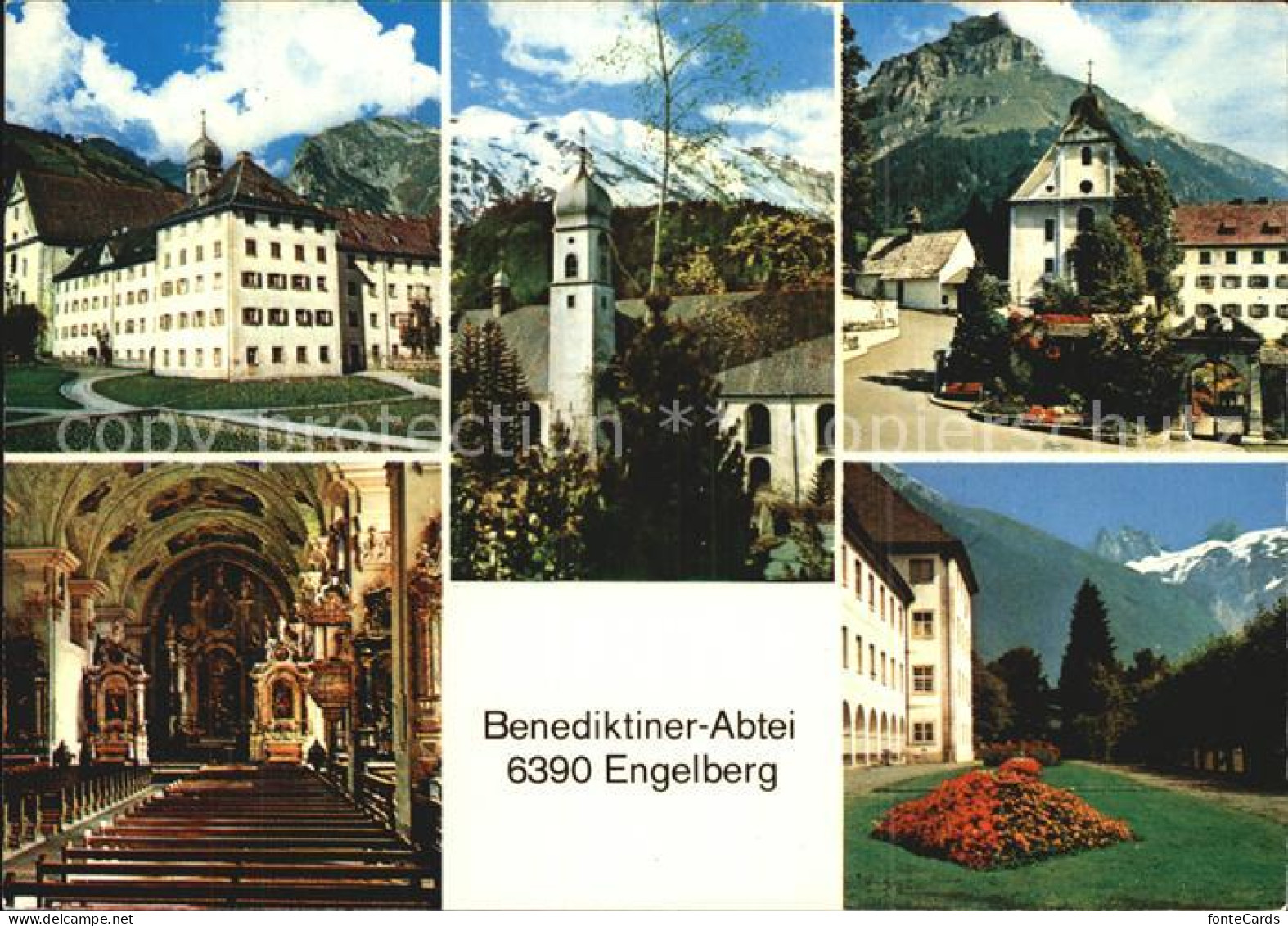 12597204 Engelberg OW Benediktiner Abtei Klosterkirche Inneres Engelberg - Andere & Zonder Classificatie