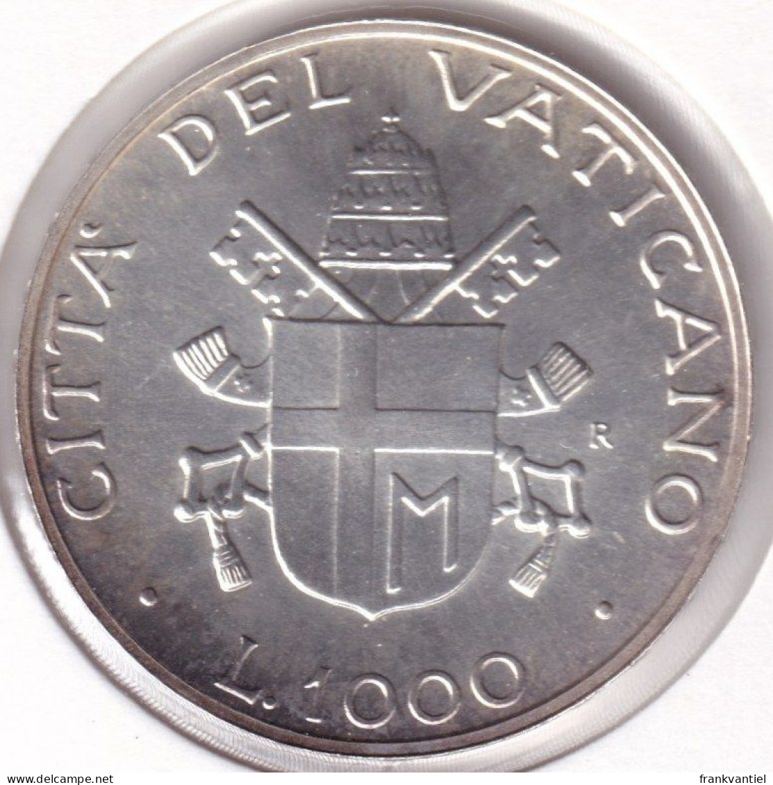 Vatican City KM-205 1000 Lire 1987 - Vatican