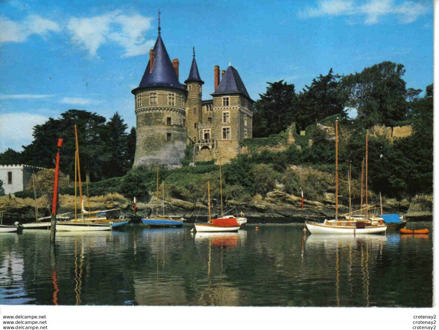 44 PORNIC N°44 239 Le Château En 1988 Voiliers - Pornic