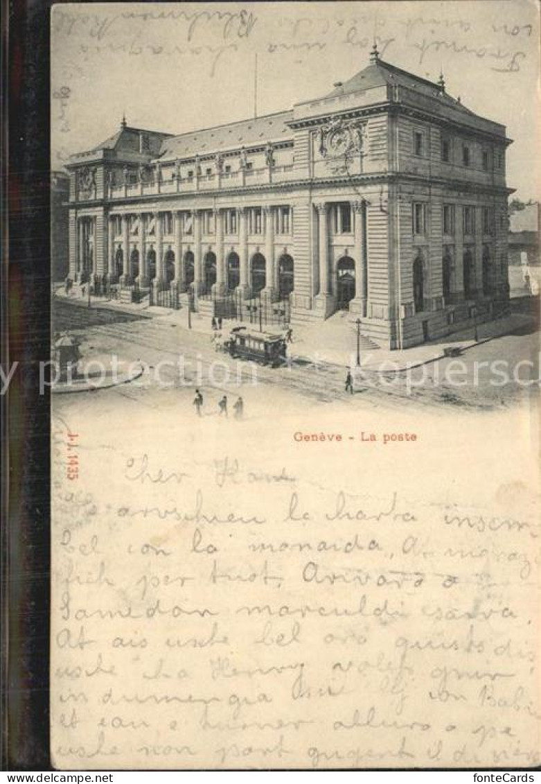 12594093 Geneve GE La Poste  Geneve - Autres & Non Classés