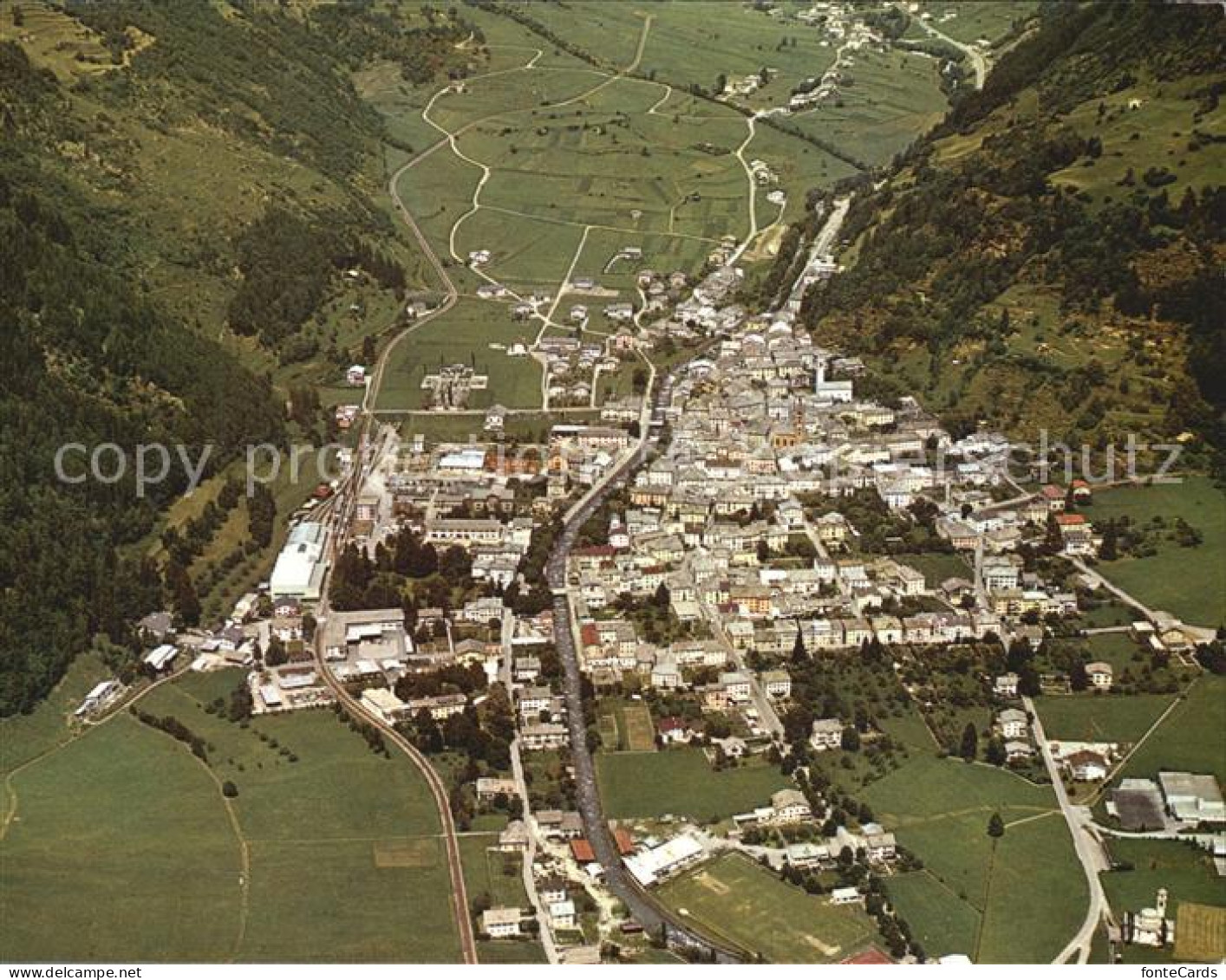 12593921 Poschiavo Fliegeraufnahme Poschiavo - Andere & Zonder Classificatie