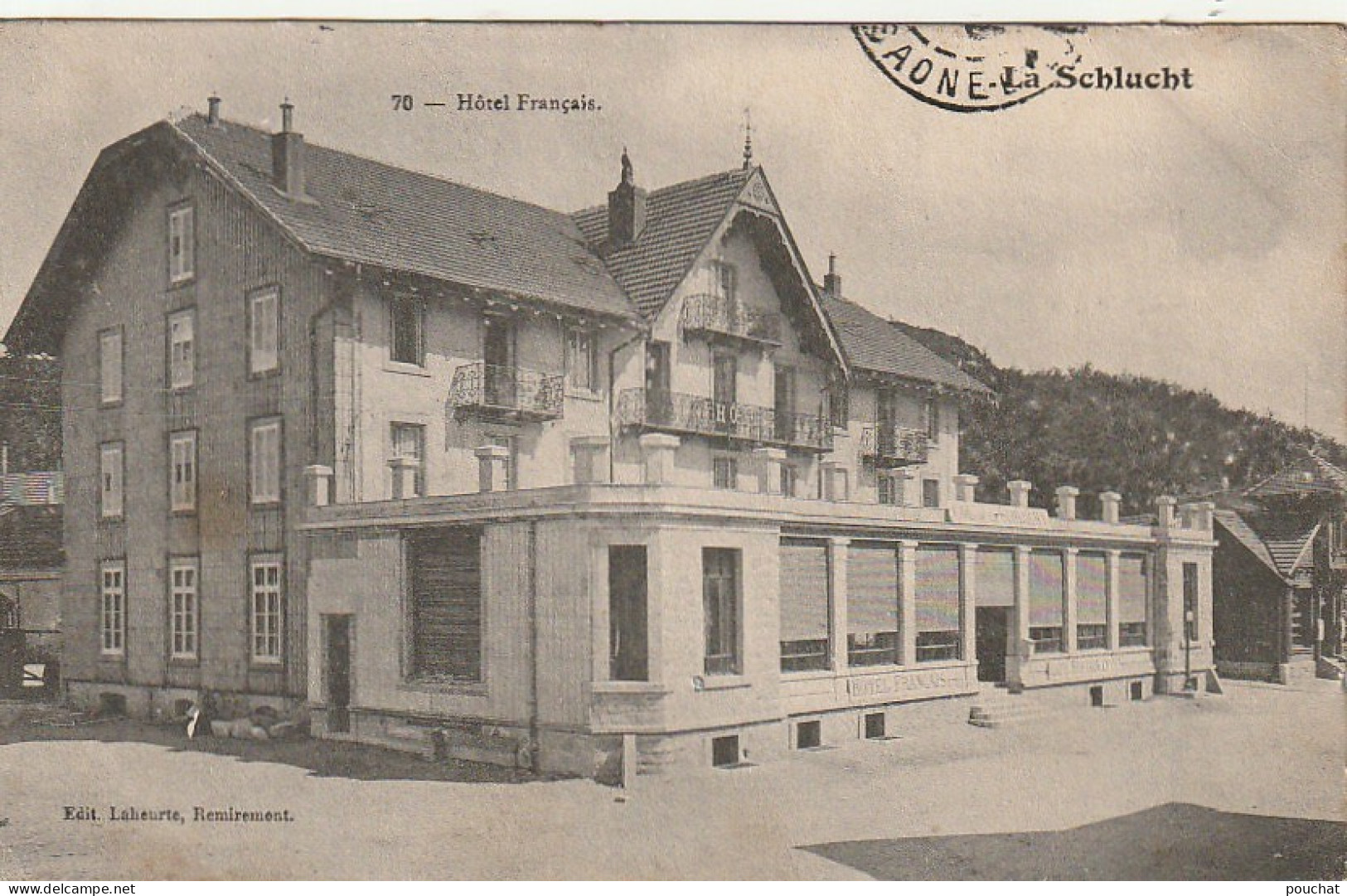 LE 18-(88) LA SCHLUCHT - HOTEL FRANCAIS  - 2 SCANS - Autres & Non Classés